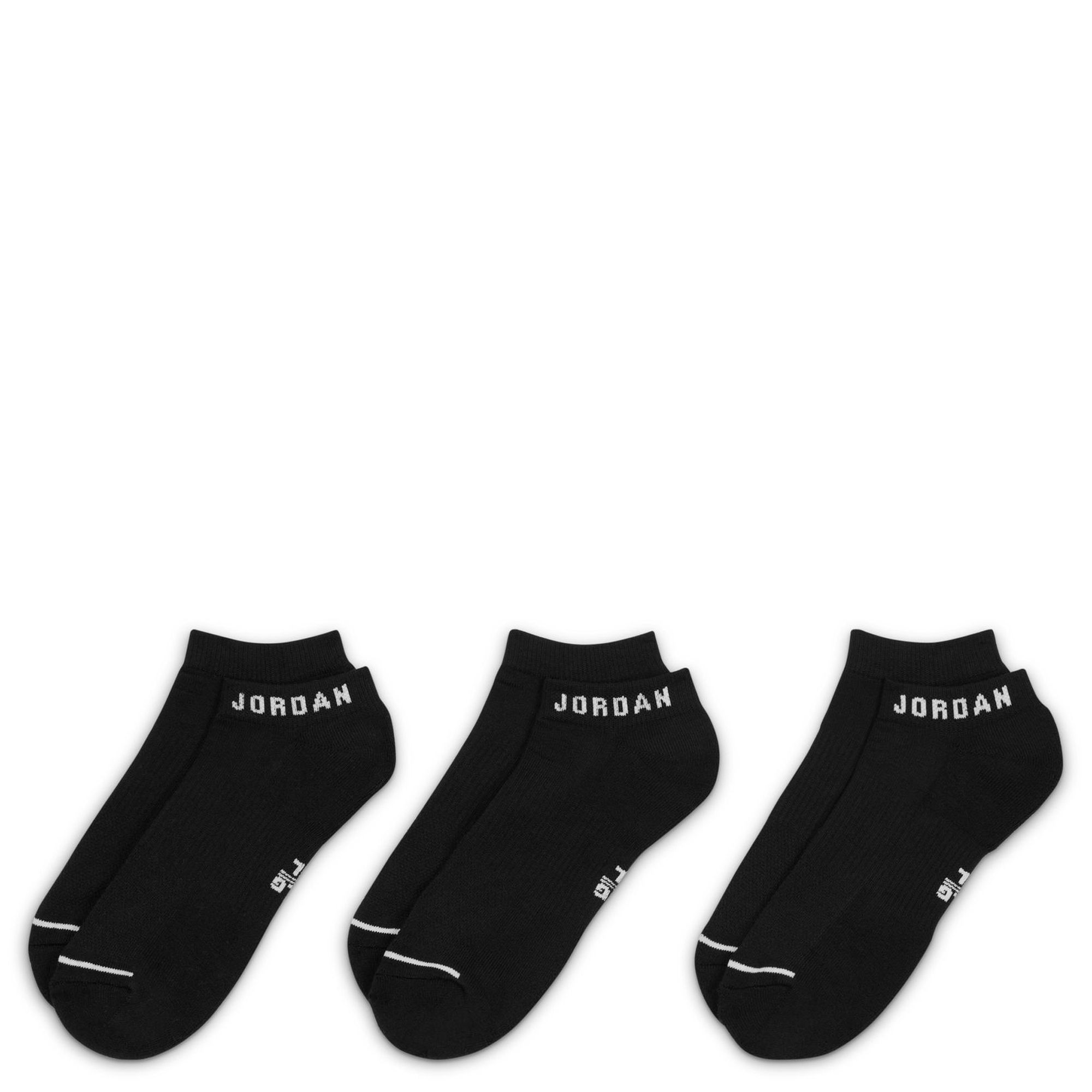 JORDAN Everyday NoShow Socks (3 Pairs) DX9656 010 Shiekh