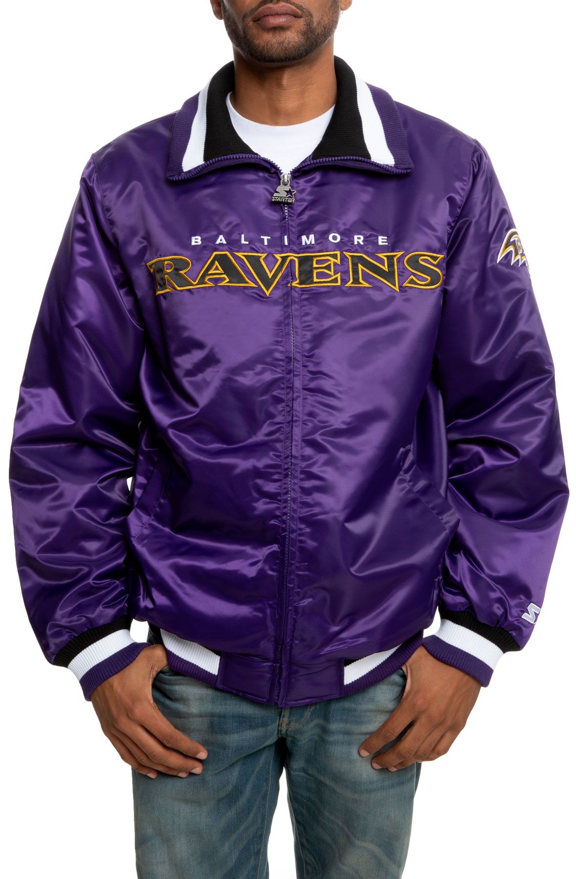 Buy a Mens STARTER Baltimore Ravens Varsity Jacket Online