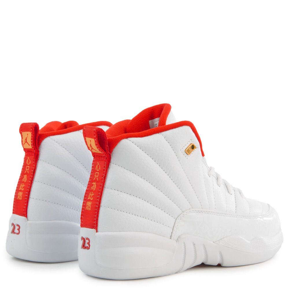 red and white jordans 12