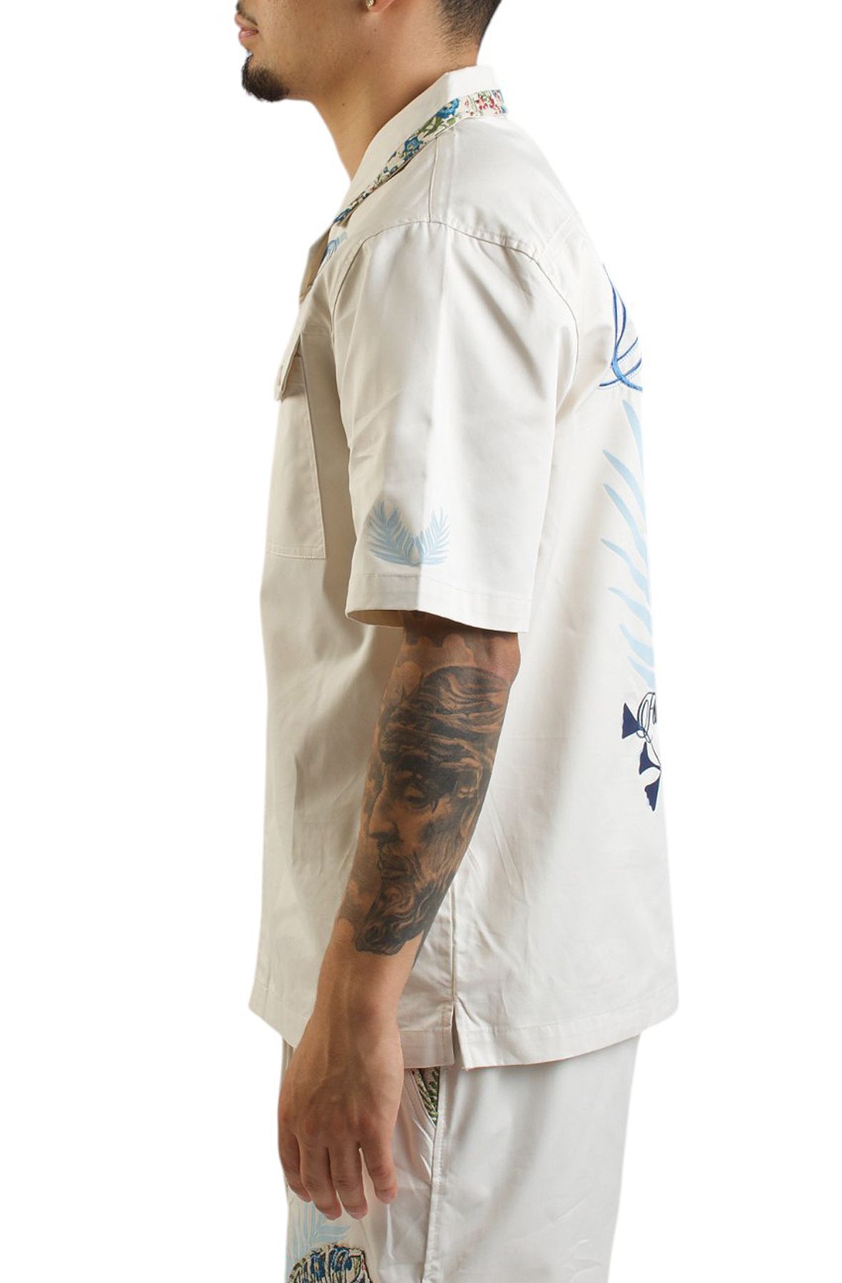 SMOKE RISE Beaulieu Lounge Shirt WH25295SK-CHA - Shiekh