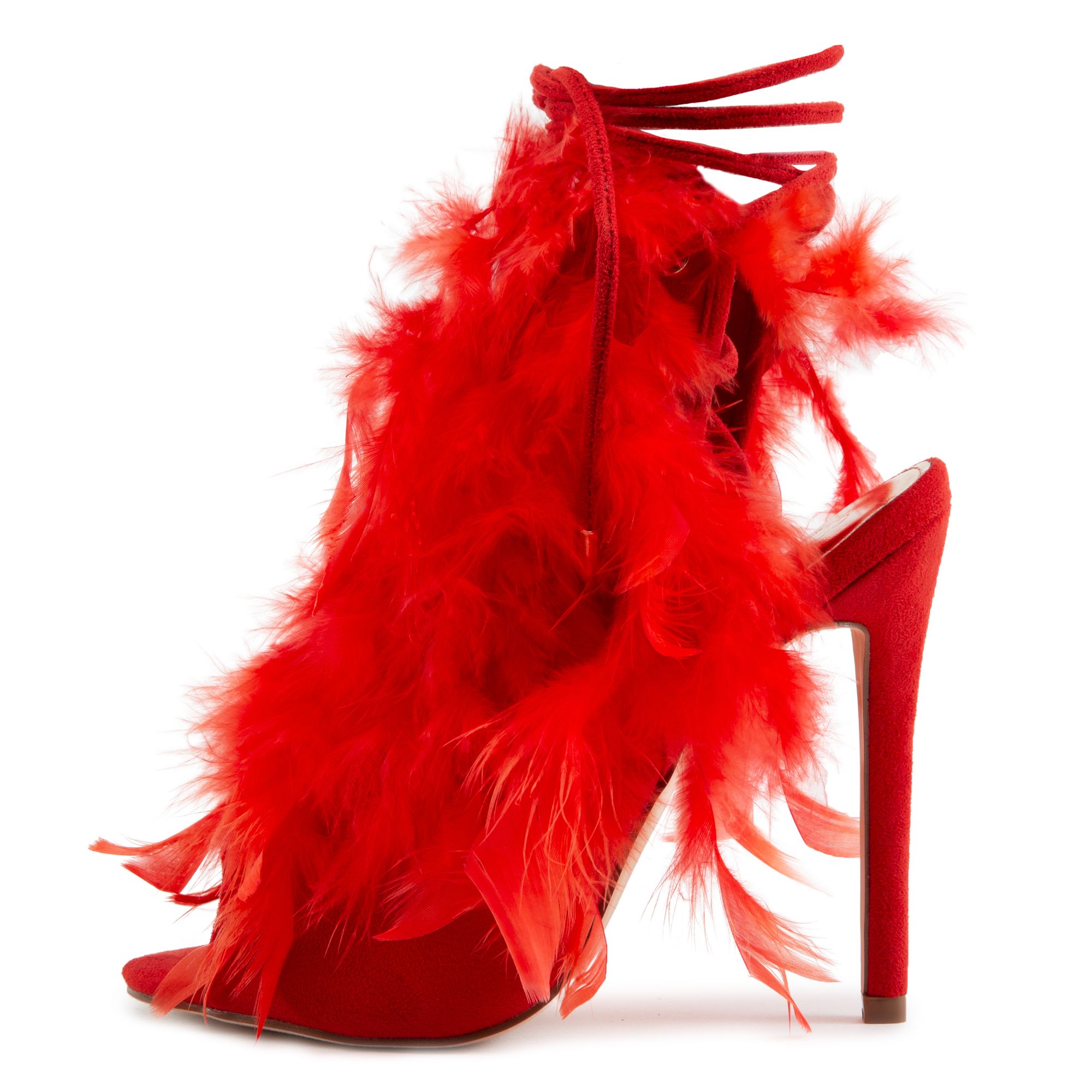 red feather heels
