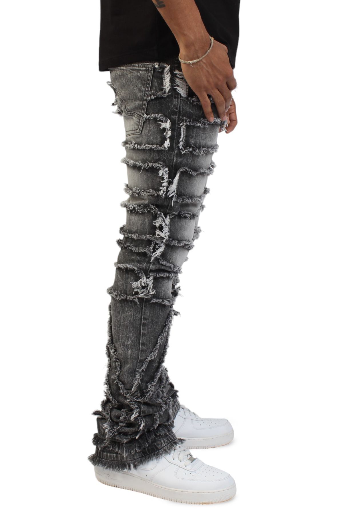 【GOOD GRIEF】DENIM LONG SK with Chain m82112649257_1.jpg