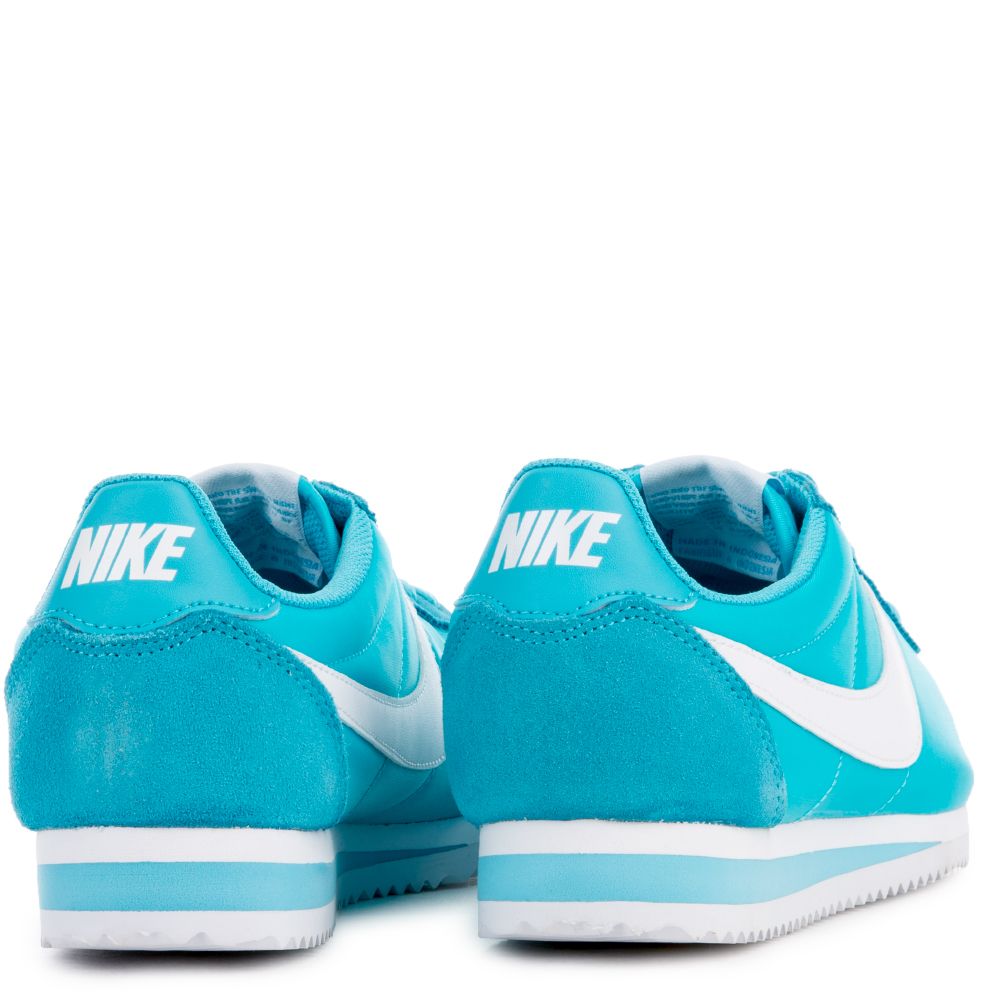 nike classic cortez blue white