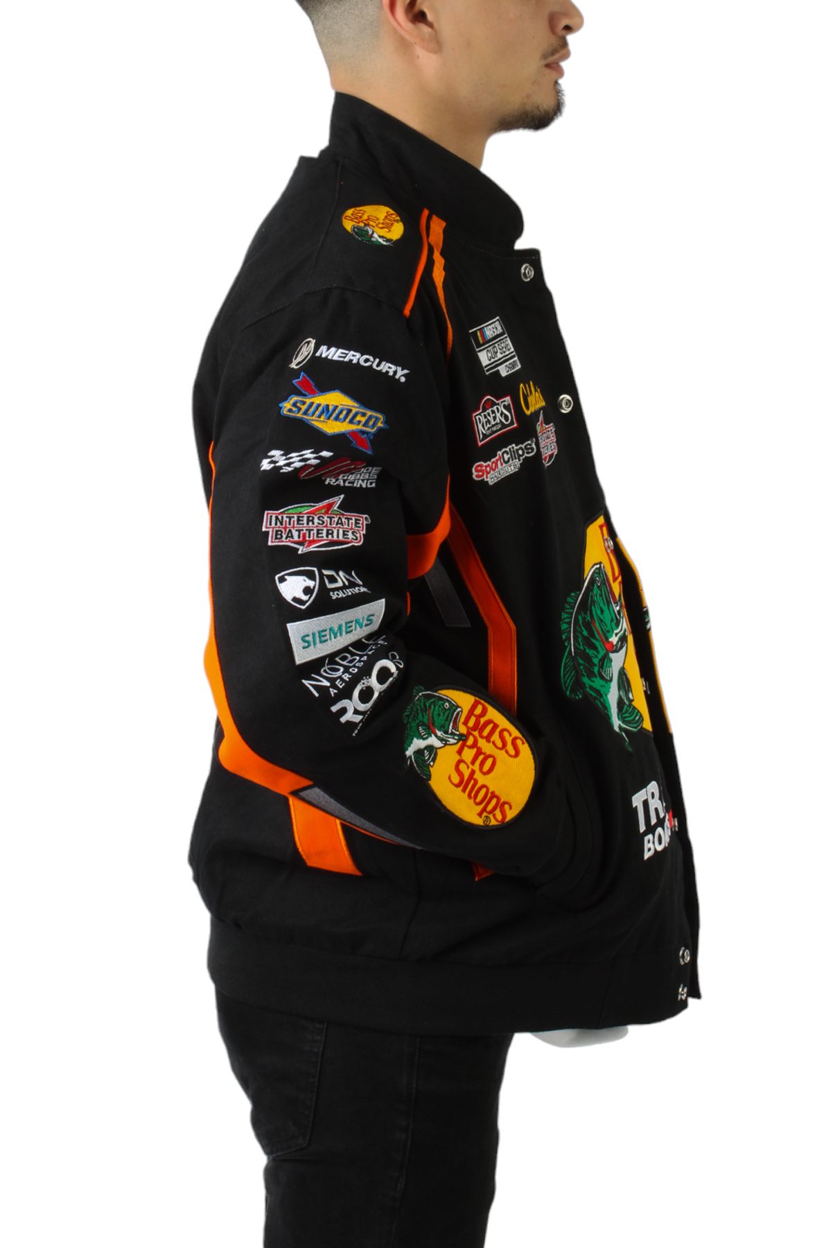 ジャケット [NICEGHOSTCLUB]WAPPEN RACING JACKET_BLACK(NG2ESUJ200A) RTA JONAH JACKET | BLACK RACING S | Flip App