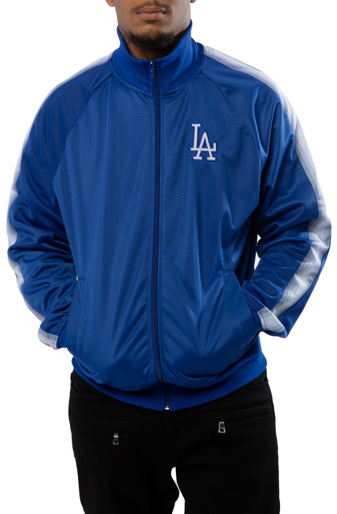 MITCHELL AND NESS Los Angeles Dodgers Track Jacket TRJKDF18006LADROYA1