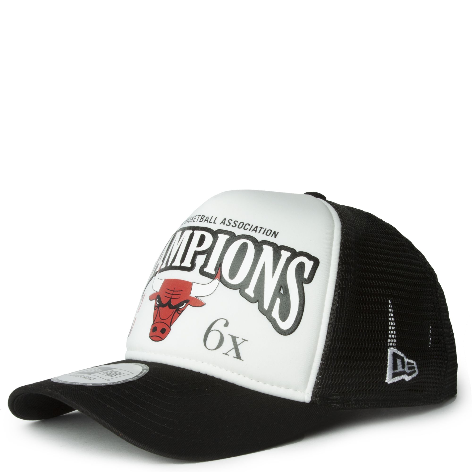 New Era 60298648 Chicago Bulls Champions Trucker Mens Hat - Black