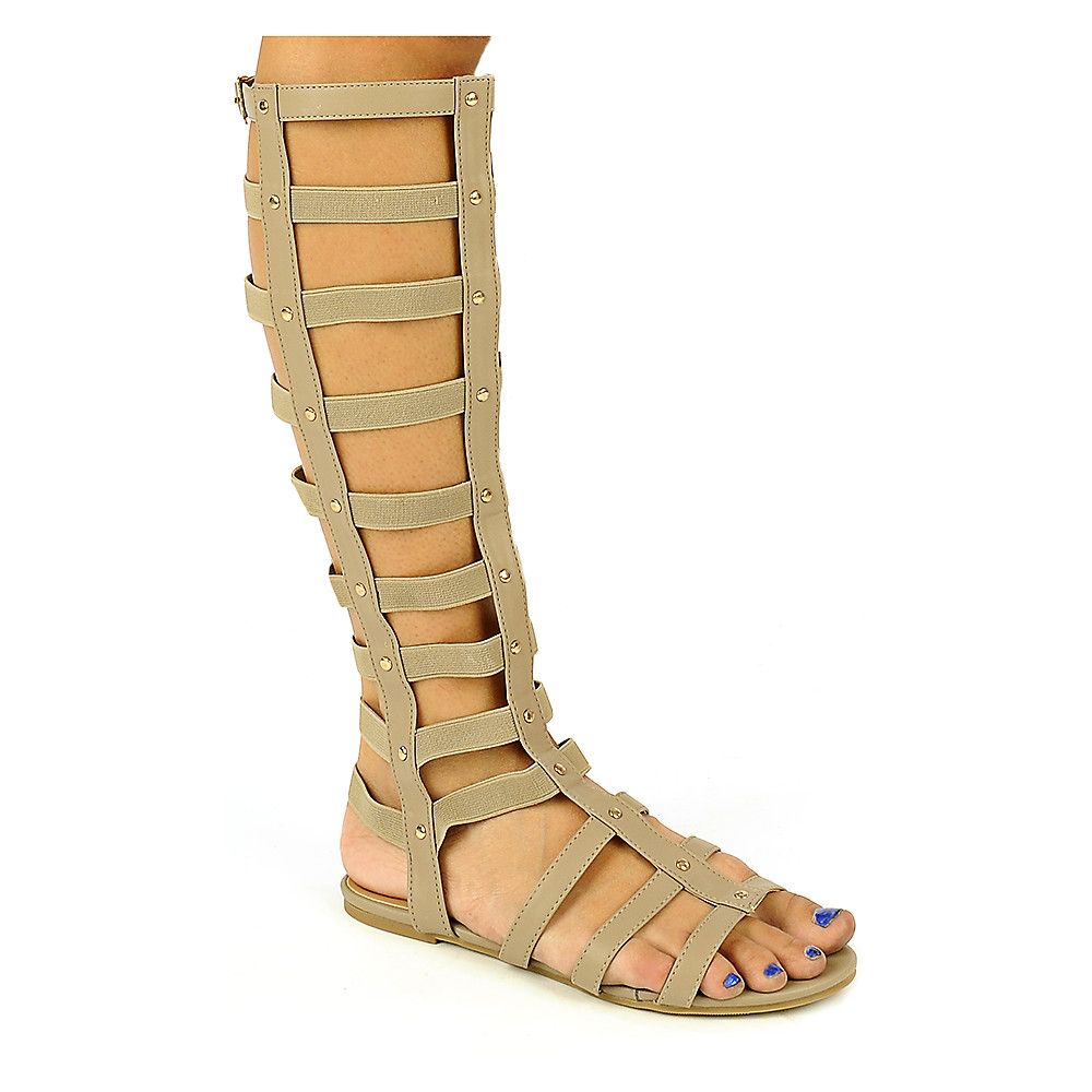 GLAZE Andrea2 Gladiator Sandal ANDREA2/TAUPE Shiekh