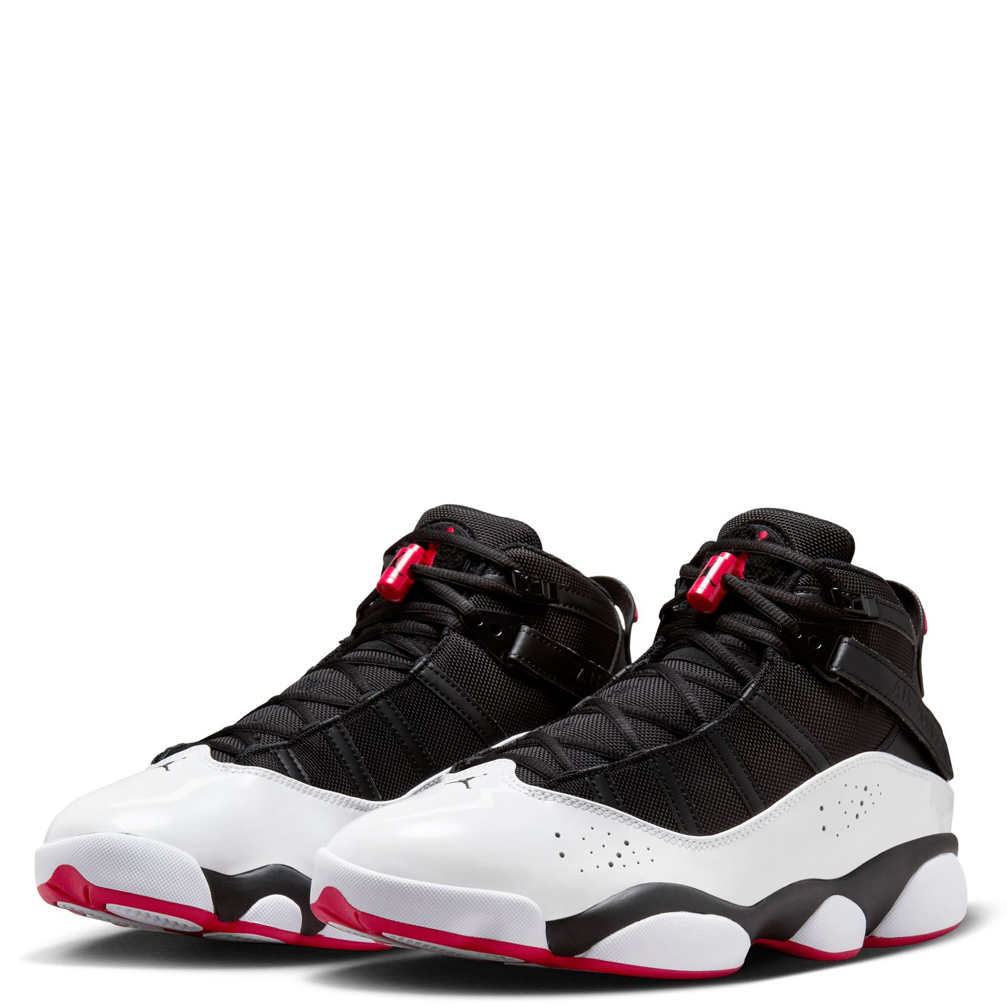 Jordan six rings black red white best sale