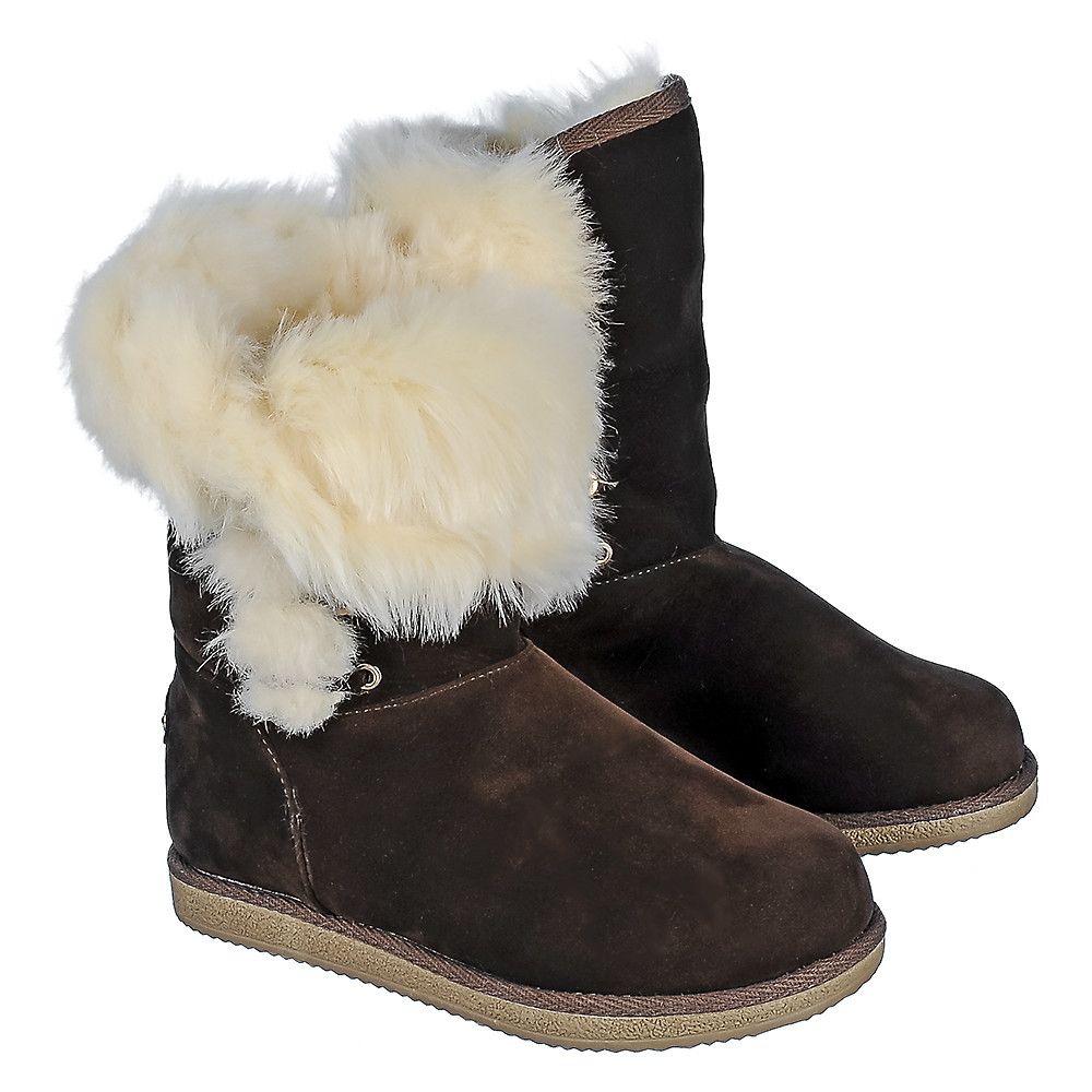 SHIEKH Kids Fur Boot Urban Fur URBAN FUR KIDS/BROWN - Shiekh