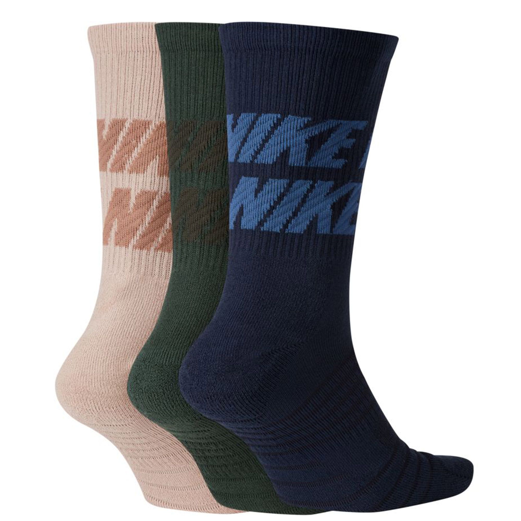 Nike 3 Pack Everyday Max Cushioned Crew Socks Cn0742 904 Shiekh