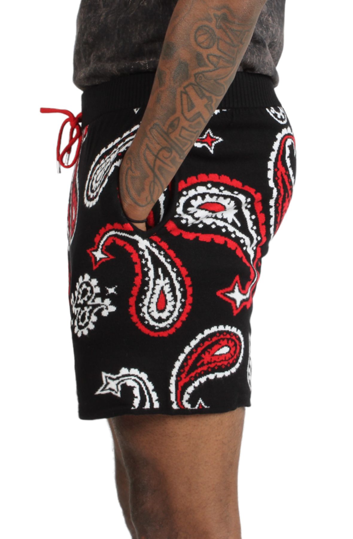 RLC Summer 002 - 07.15.23 Our new Paisley Lounge Shorts in 'Black