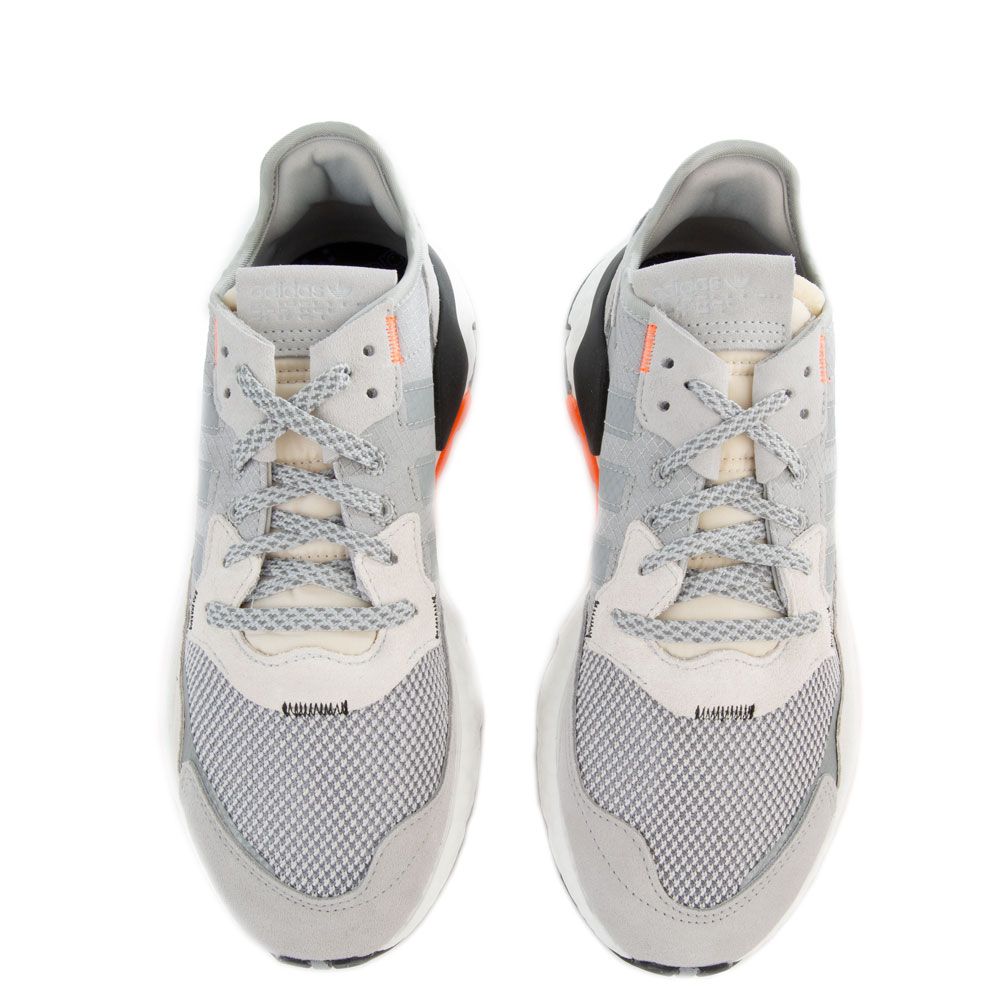 nite jogger white orange