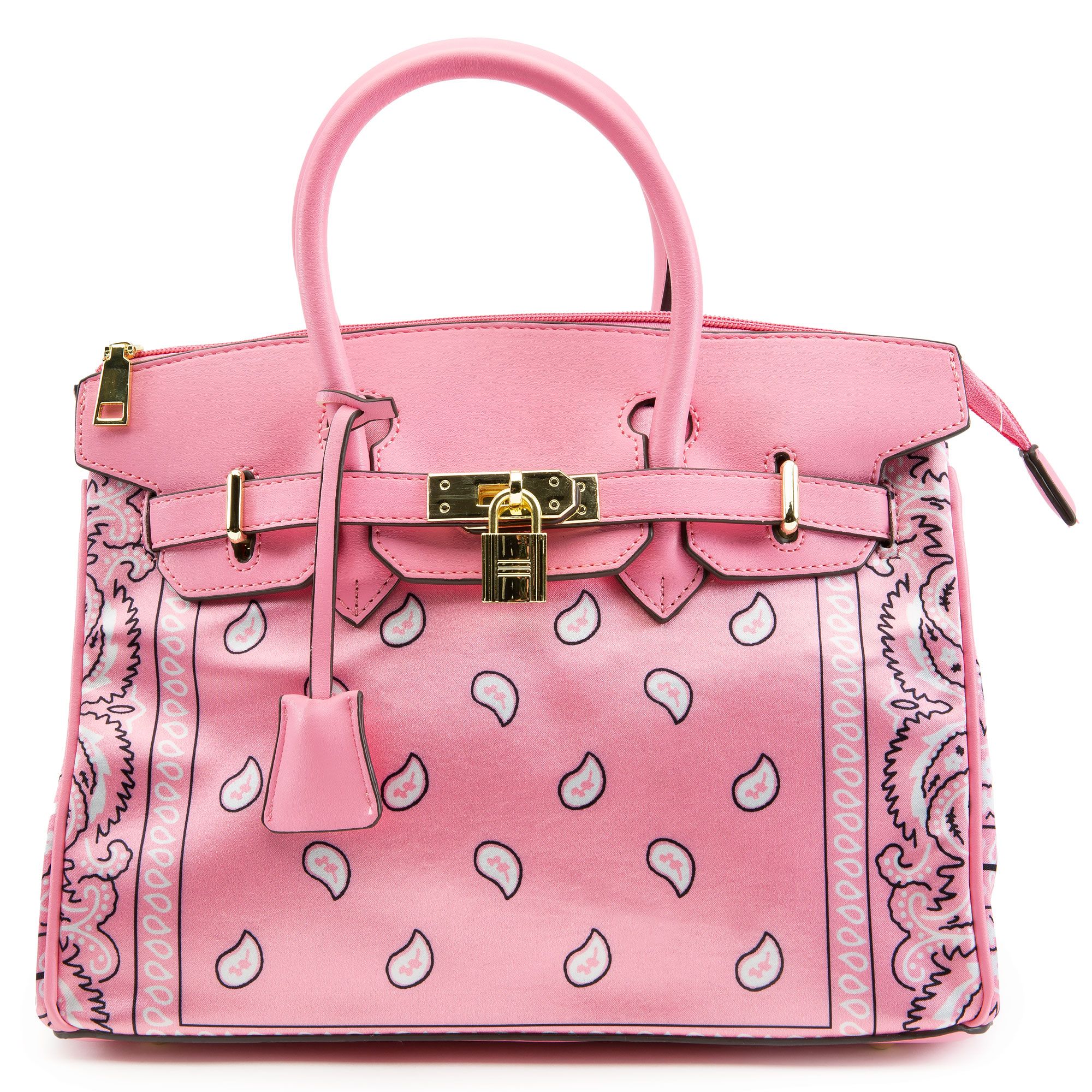 pink bandana purse