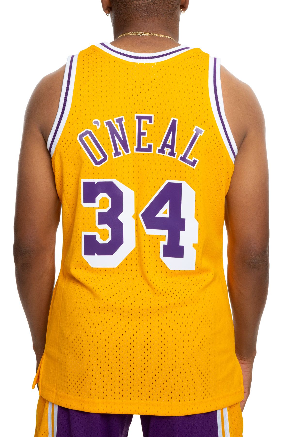 Mitchell & Ness NBA SHOOTING SHIRT LAKERS 1996 SHAQUILLE O'NEAL Yellow -  LIGHT GOLD