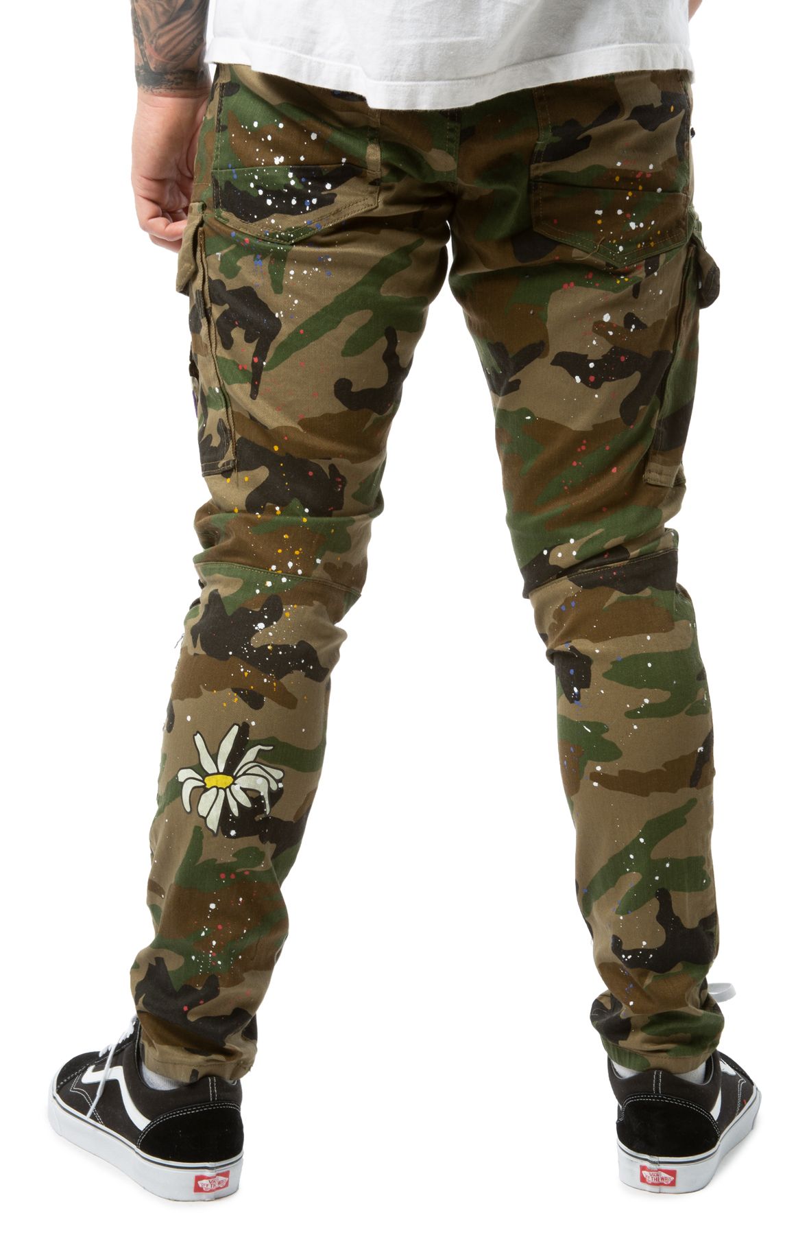 SMOKE RISE Scribble Cargo Pants STP-21286 - Shiekh