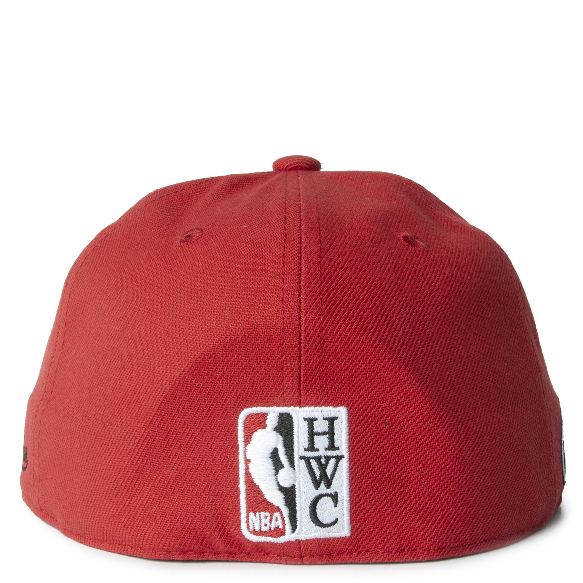 Mitchell and Ness Logo History Fitted HWC Chicago Bulls Snapback Red