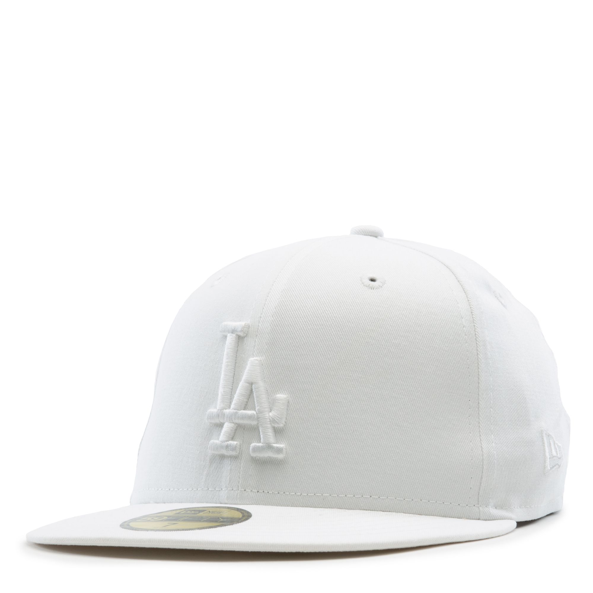 New Era Los Angeles Dodgers Whiteout Basic 59FIFTY Fitted, White / 7 1/8