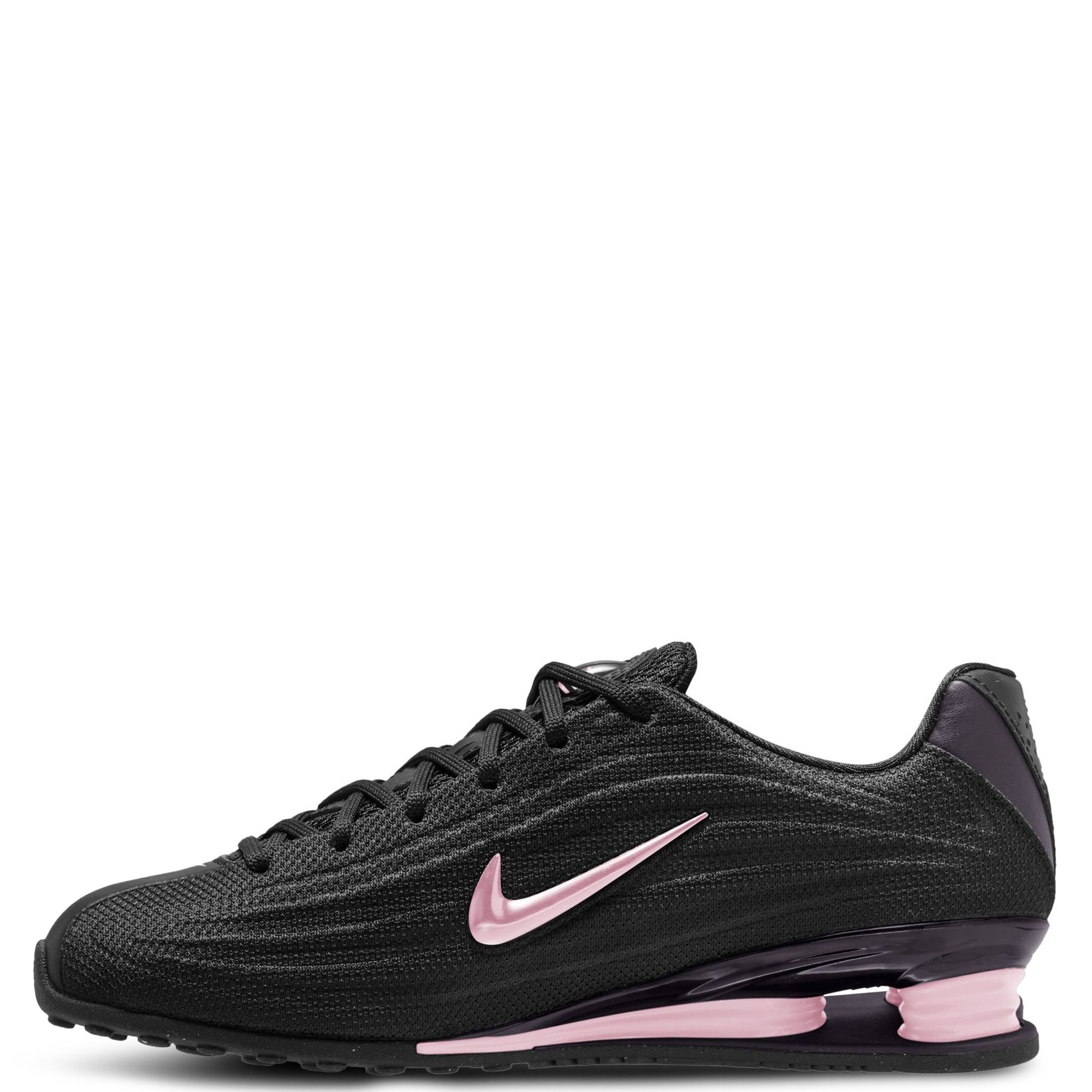 Nike Shox 黒/ピンク スニーカー おもち Nike Shox TL Shoes Black Pinksicle Pink Metallic Silver Men's