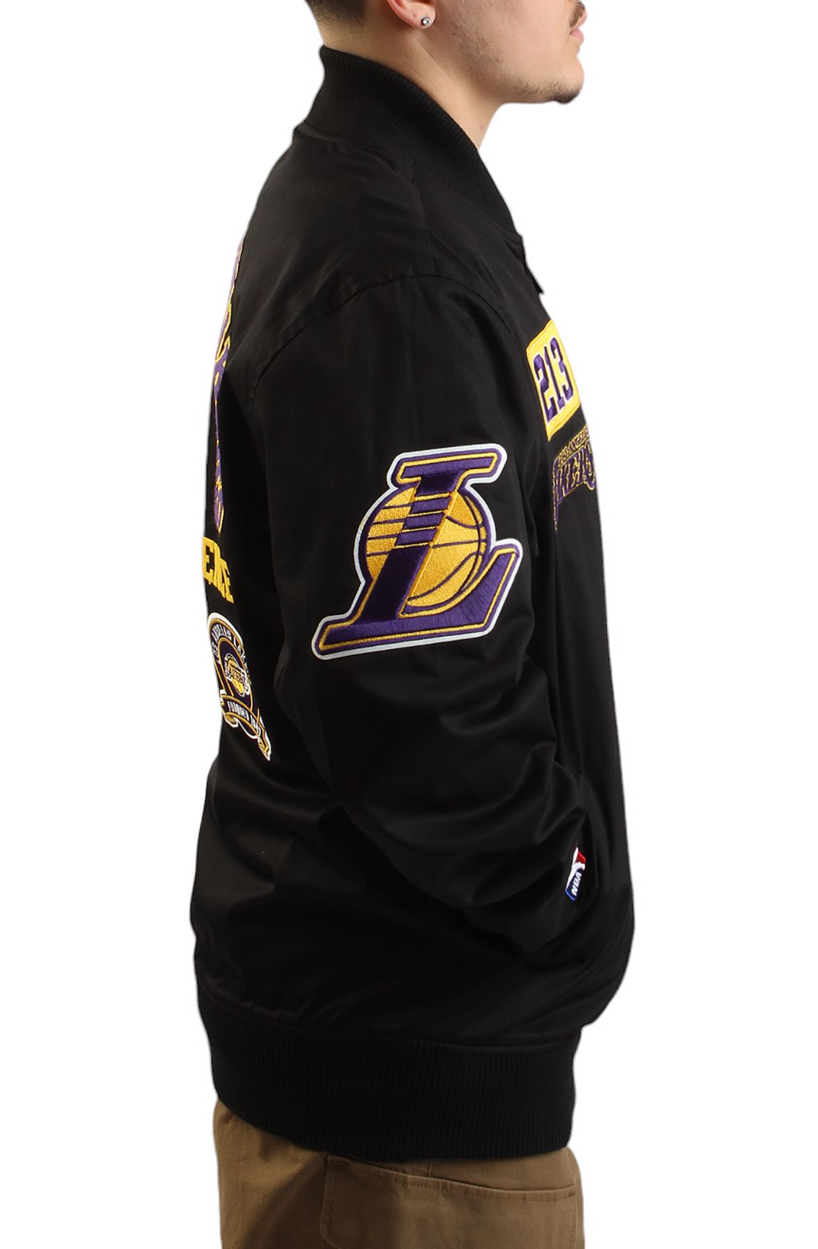 PRO STANDARD Los Angeles Lakers Area Code Jacket BLL6515721 PRO STANDARD Los Angeles Lakers Area Code Jacket BLL6515721