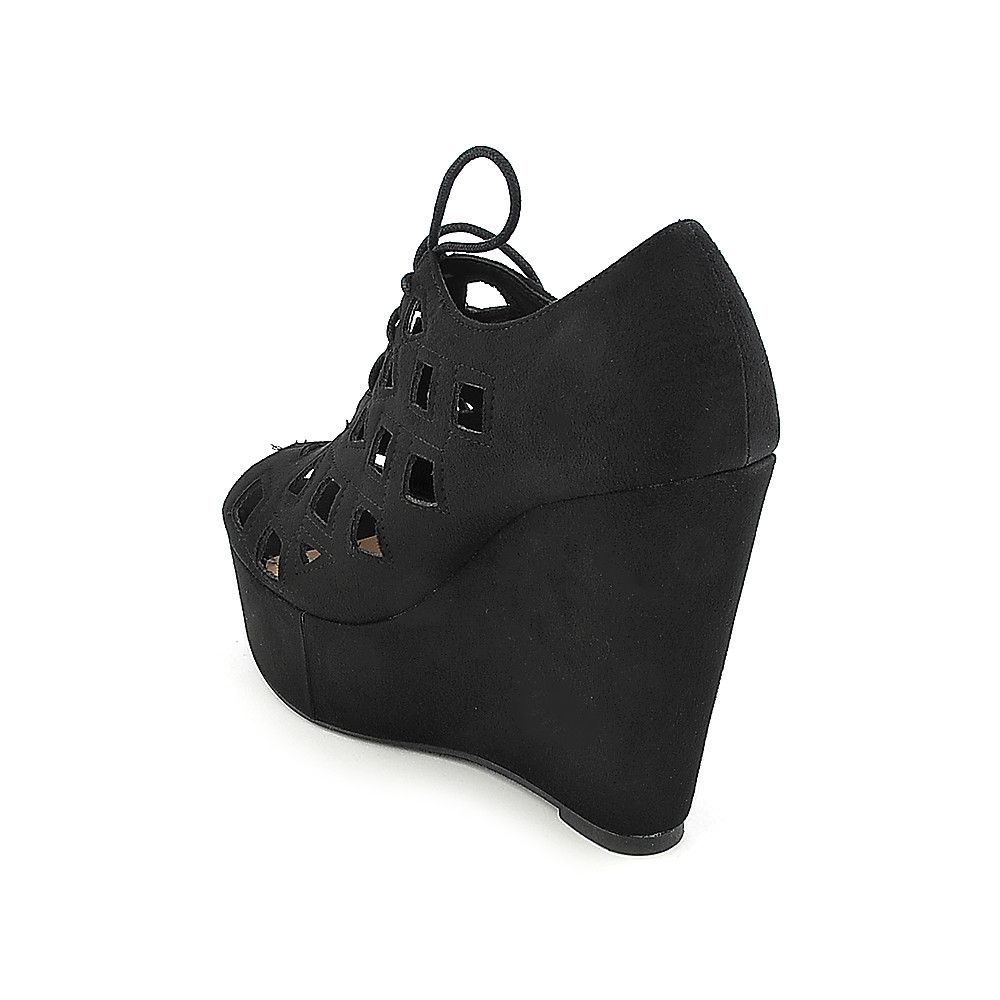 SHIEKH Women's ResistH Wedge Dress Shoe FD RESISTH/BLACK Shiekh