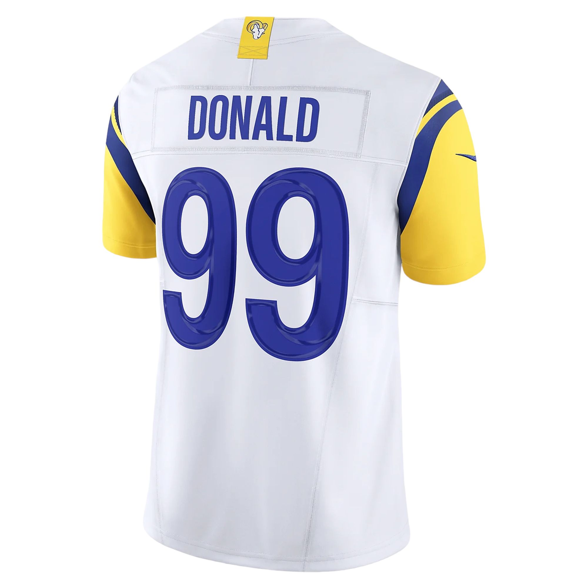 Men's Nike Aaron Donald White Los Angeles Rams Vapor F.U.S.E. Limited Jersey Size: Small