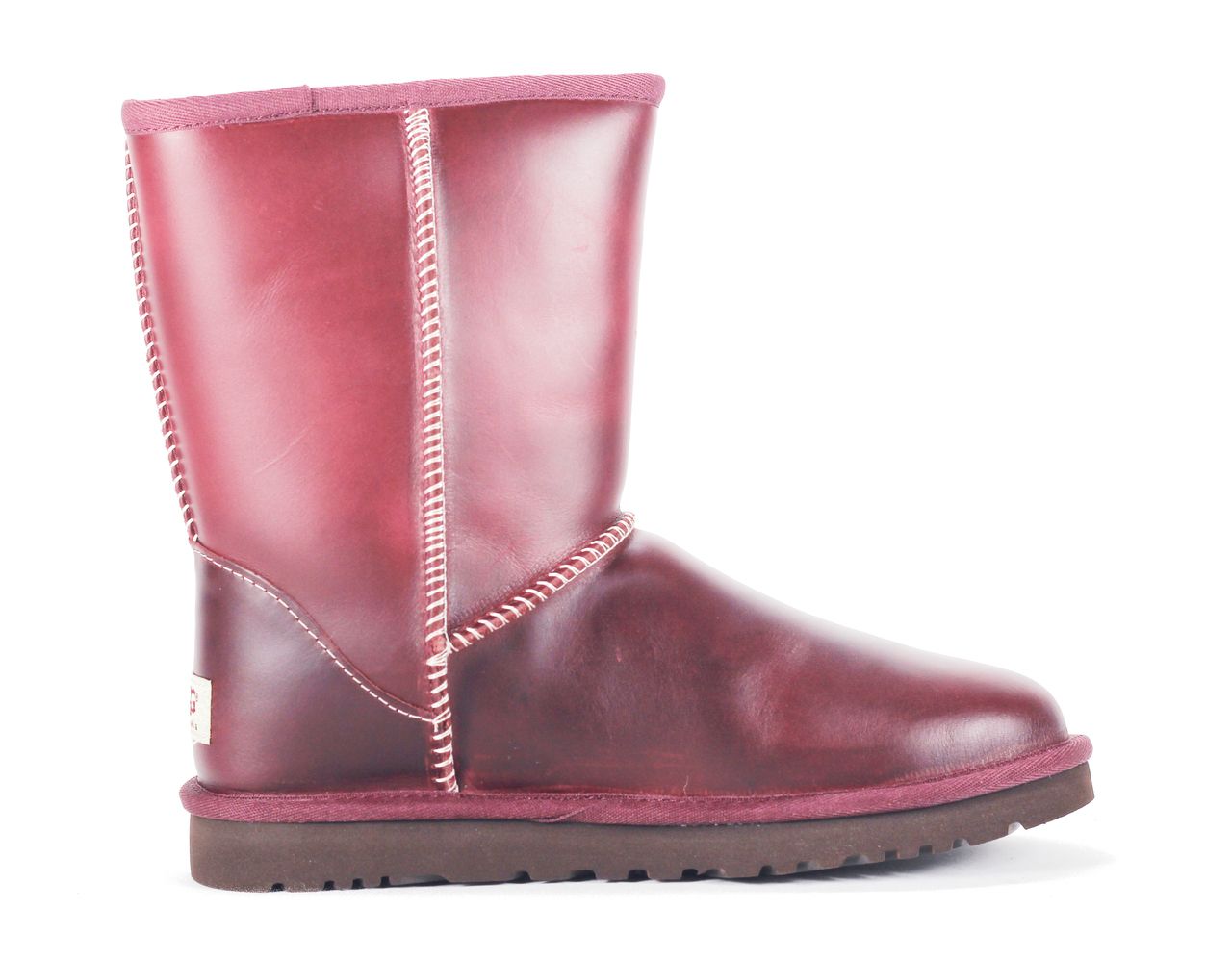Classic Short Leather Oxblood Boot 