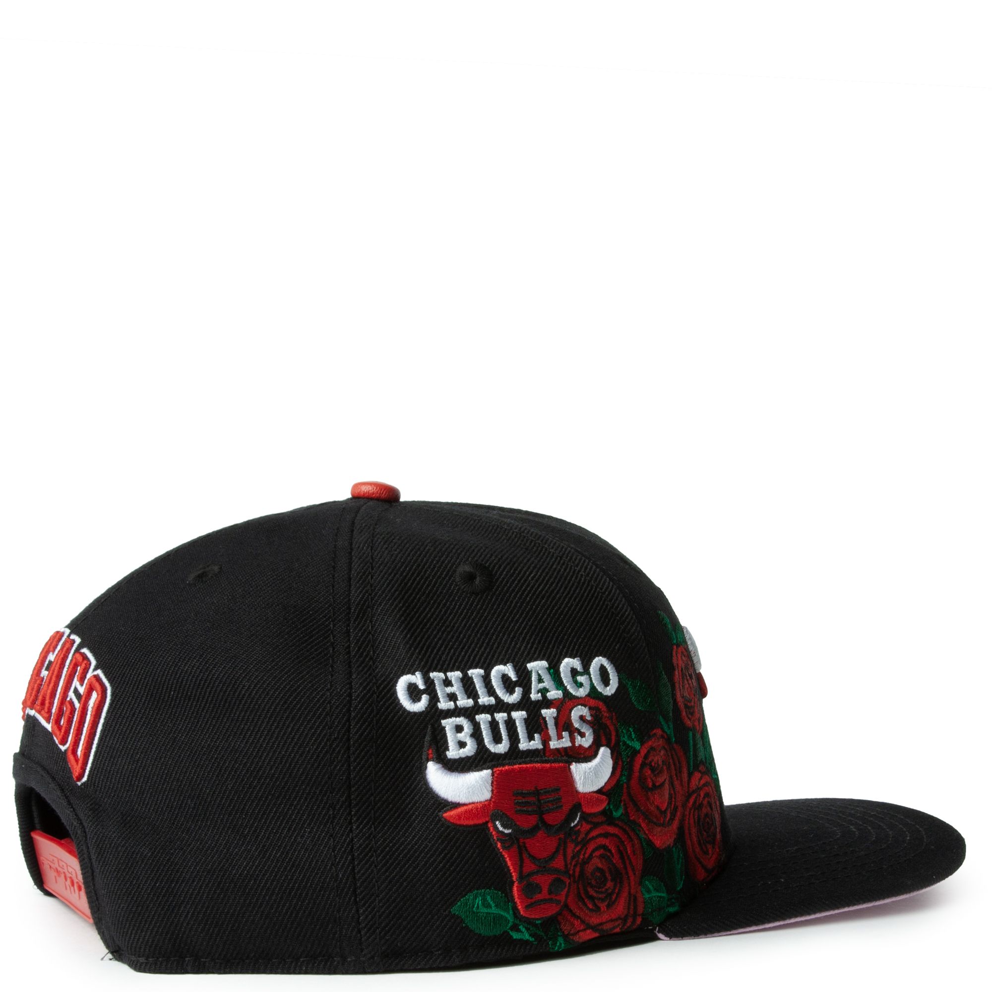 Pro Standard Bulls Roses Baseball Jersey Black/Red