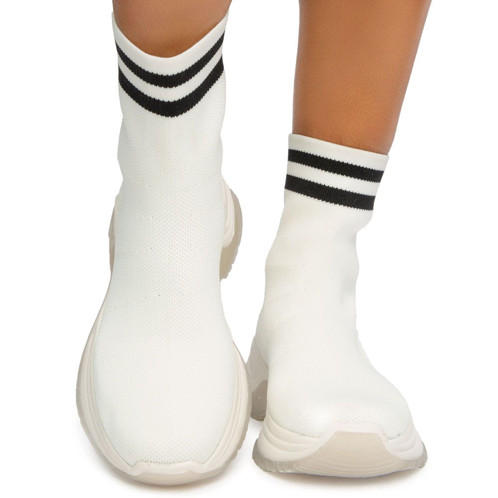 SHIEKH EMMA STOCKING SNEAKERS EMMA-WHT Shiekh