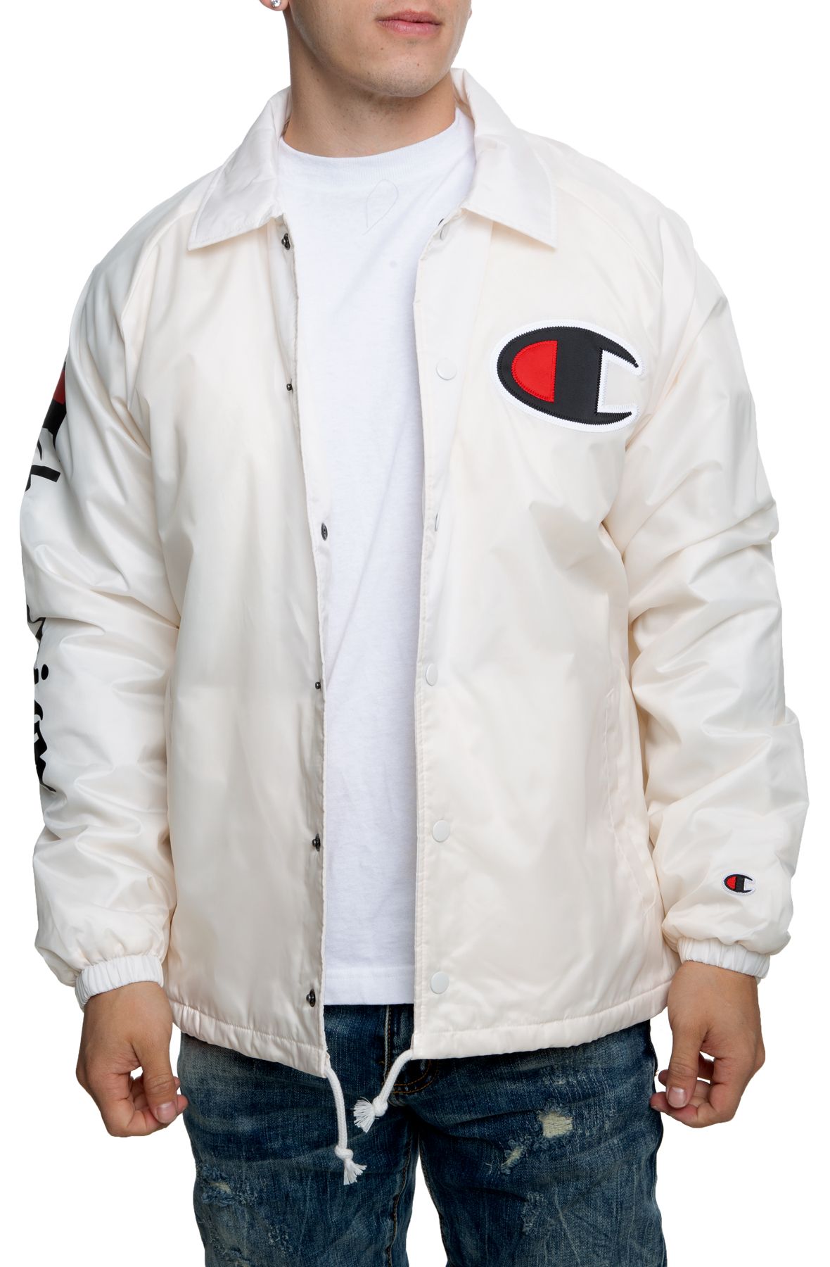 men's sherpa lined coaches jacket