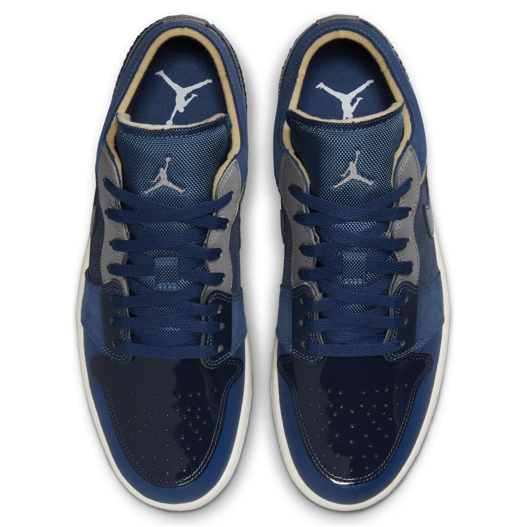 スニーカー Nike Air Jordan 1 Low SE Craft Obsidian French Blue Ashen Jordan 1 low Craft Obsidian French Blue - Review & On Feet