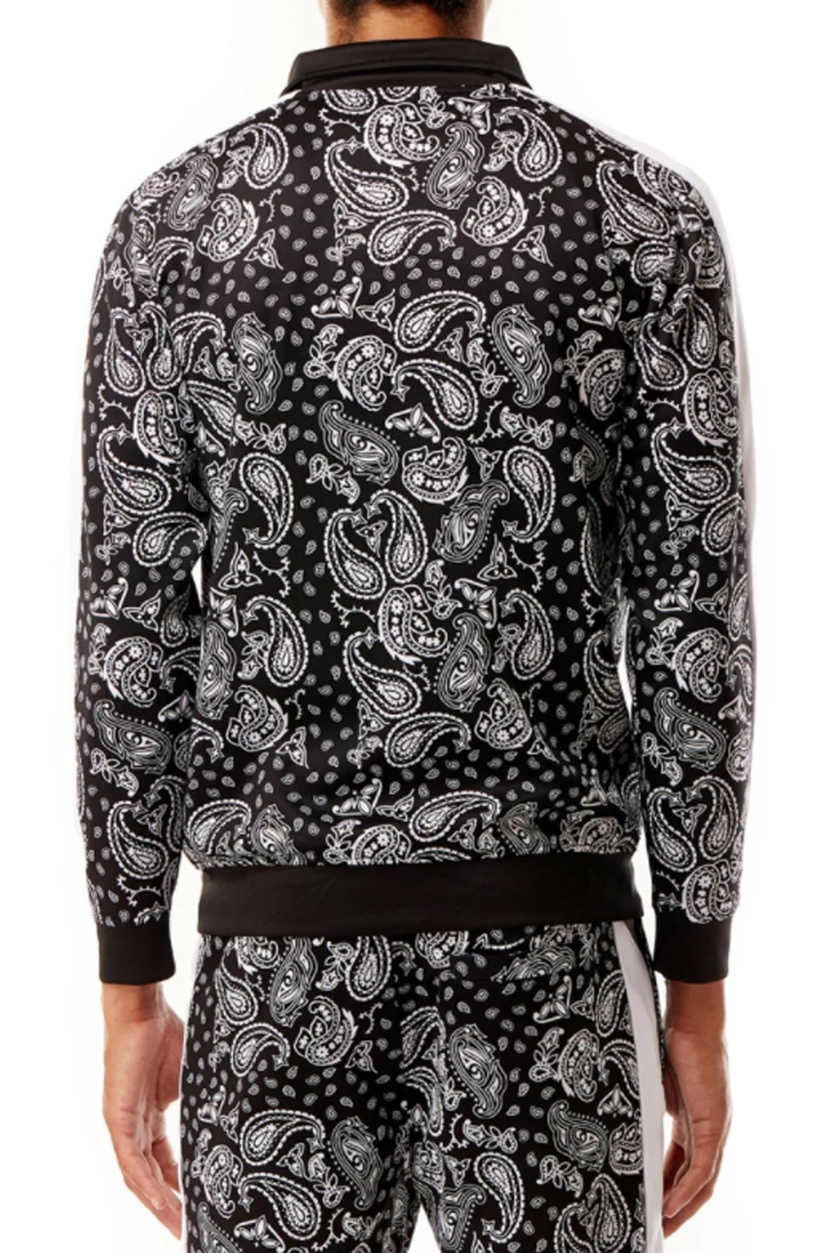 PAISLEY TRACK JACKET 1A2-513BLK