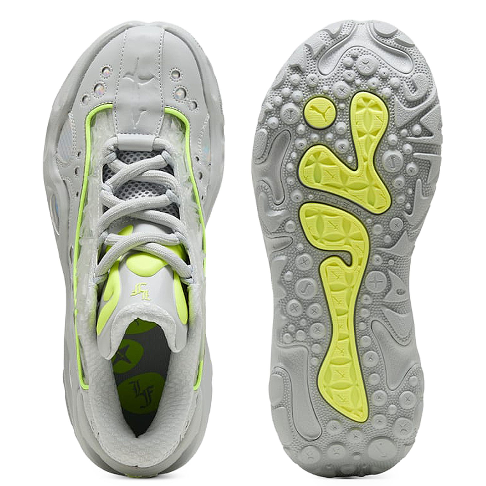 mokaren☆　0527 Moon Logo Fleece Cropped Sweatshirt • Marine Serre