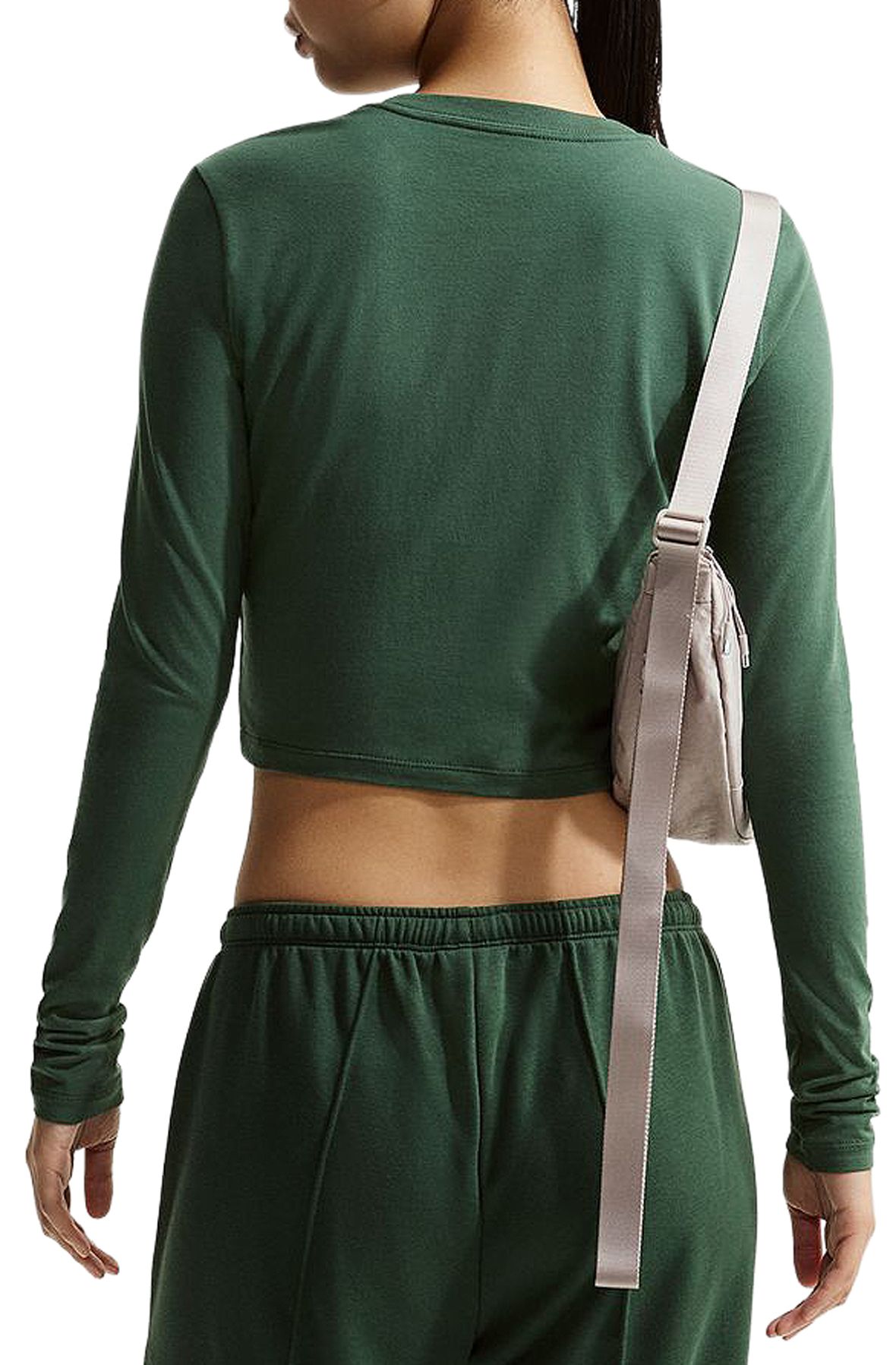 NIKE Sportswear Chill Knit Slim Long-Sleeve Cropped Top HF5322 326