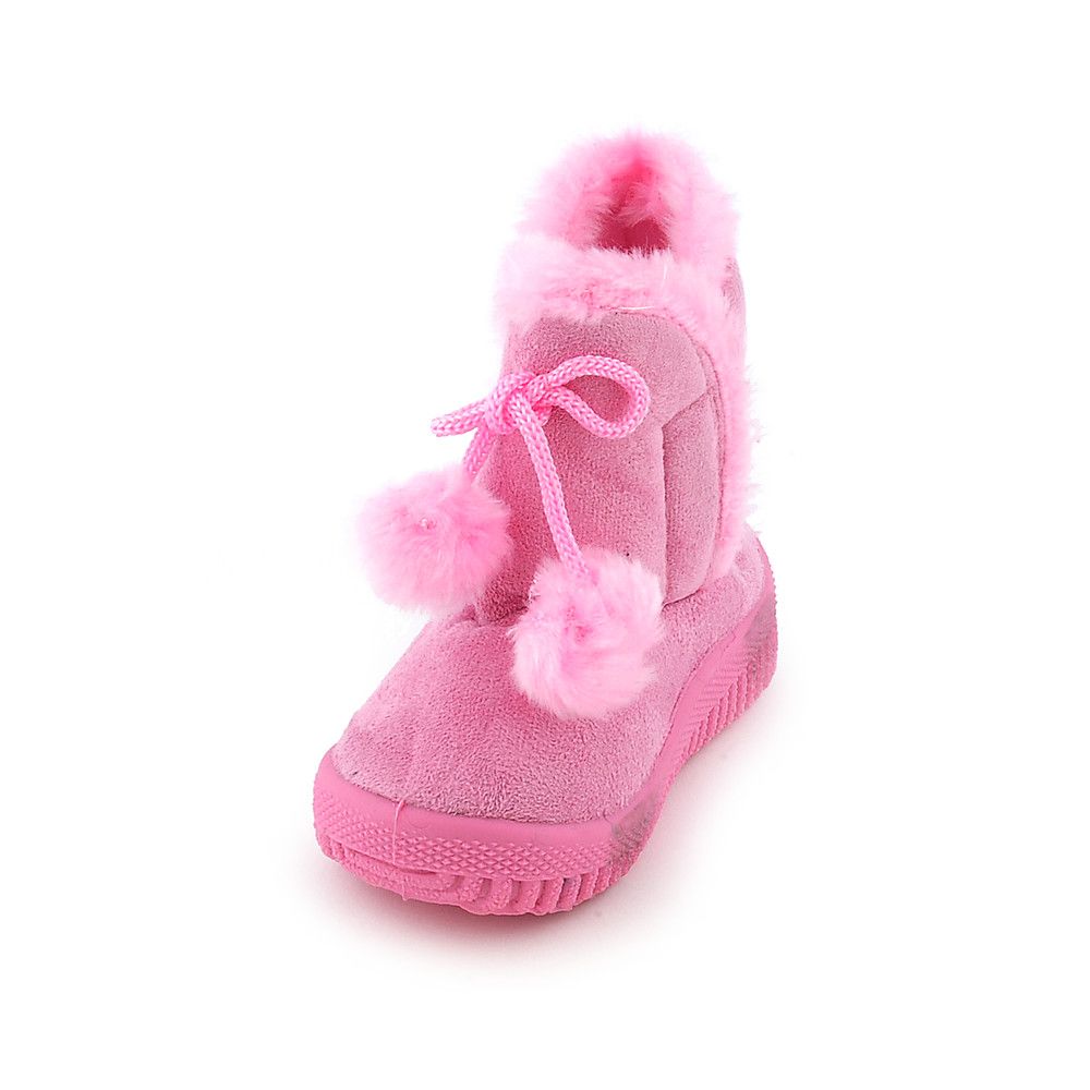 ALI WHOLESALE Infant Fur Ball Boots 77361 Shiekh