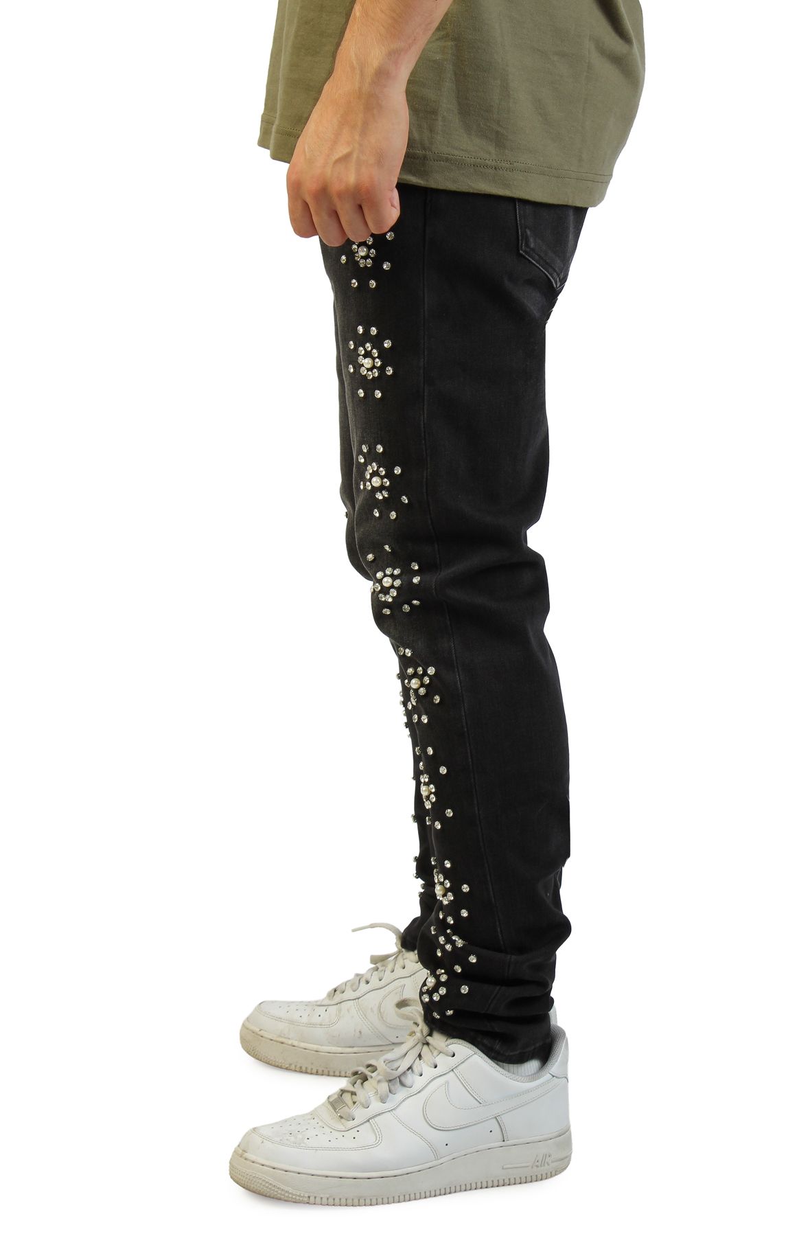 CRYSP DENIM Pearl Skinny Jeans CRY-SPR226-010 - Shiekh