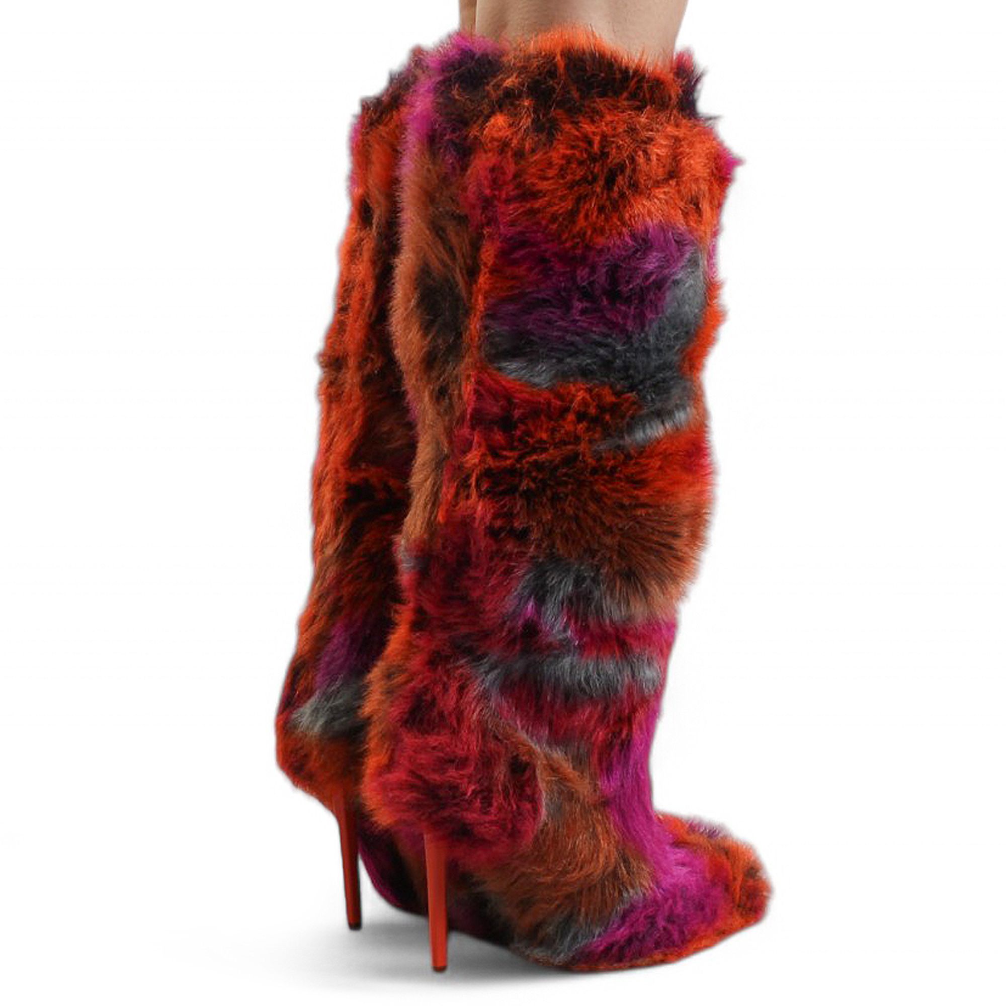 AZALEA WANG Upsetter Stiletto Boot UPSETTER-ORGMUL - Shiekh AZALEA WANG Upsetter Stiletto Boot UPSETTER-ORGMUL - Shiekh