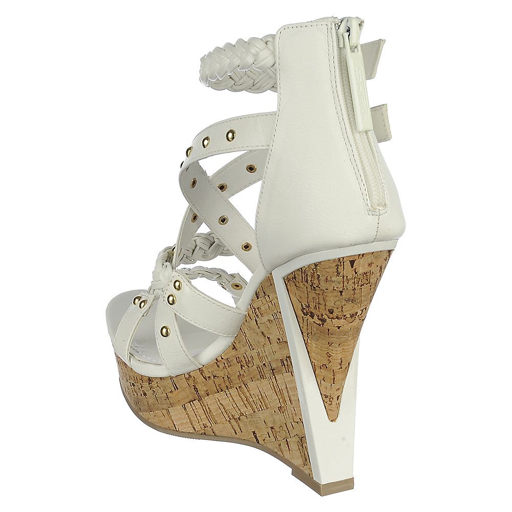 SHIEKH 98 Platform wedge 098/WHITE Shiekh
