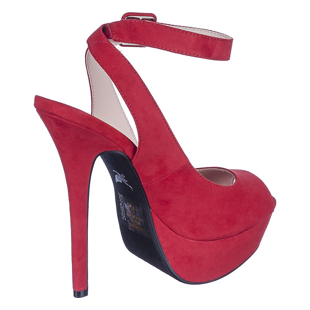 SHIEKH Women's Platform High Heel Poem-S FD POEM-S/RED - Shiekh