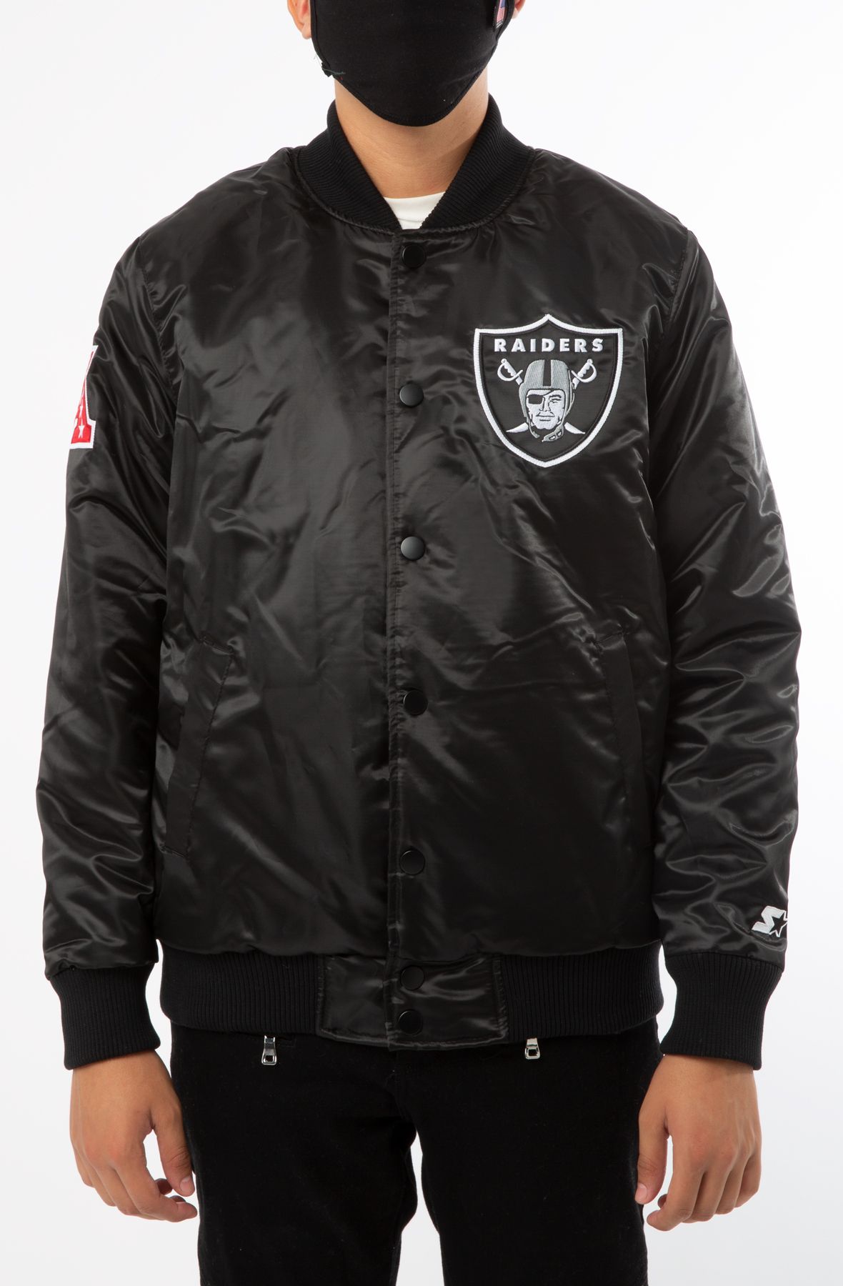 STARTER Las Vegas Raiders Jacket LS0L0652 RAD - Karmaloop