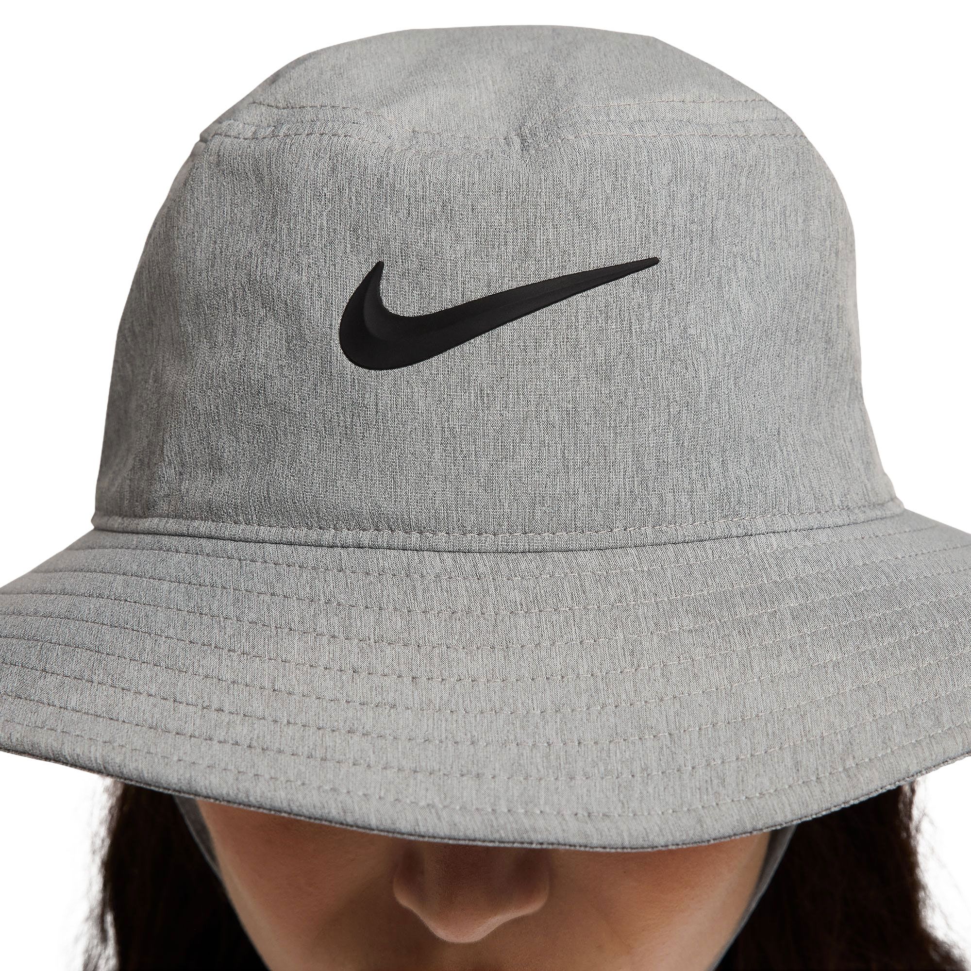 ■Nike■ Apex Dry Fit Bucket Hat Light Smoke Gray Black HJ71 NIKE Apex Dri-FIT Bucket Hat HJ7158 012 - Shiekh