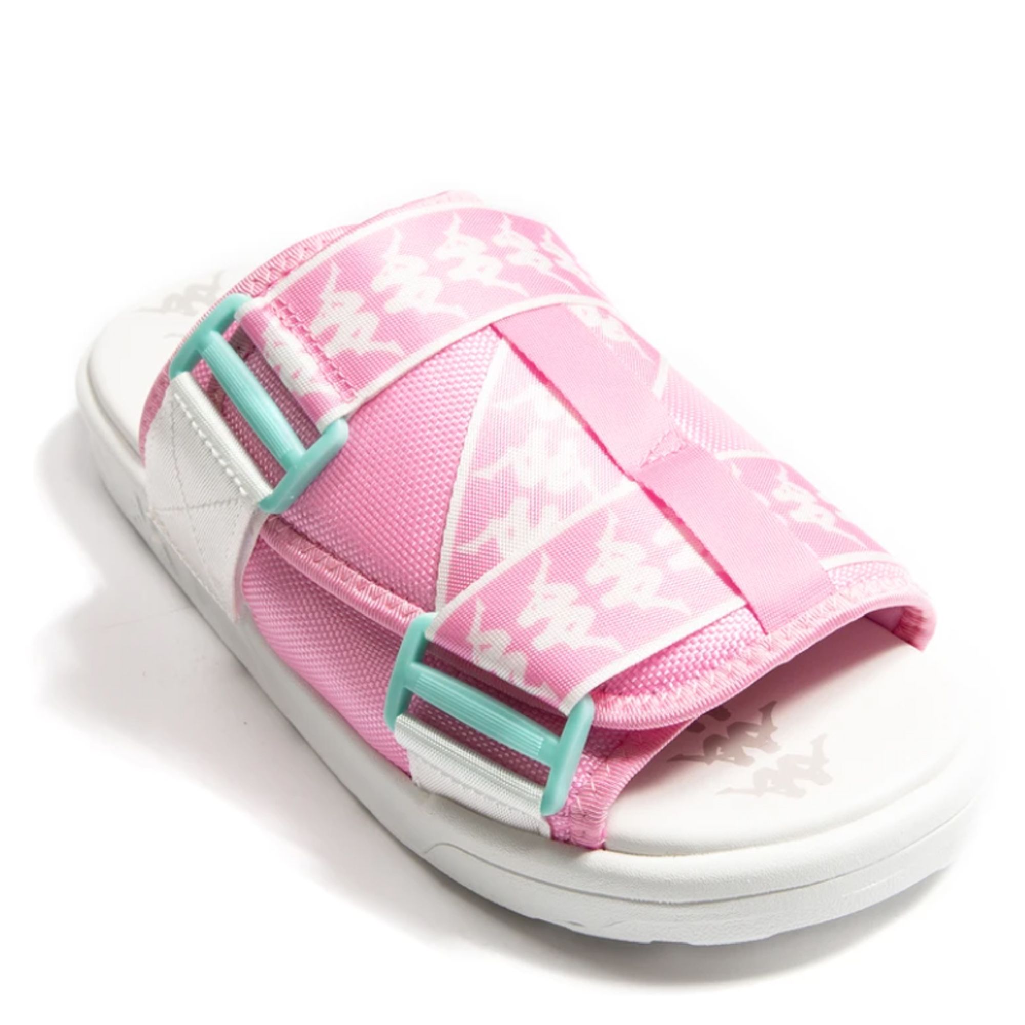 Kappa Authentic Mitel 1 Sandals in the Avocado Pink Size 10 Unisex Mitel Black Sandals with Straps for Men & Women | Kappa USA main image 3