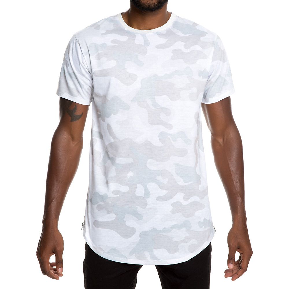 Scallop Tee W Zip Si SHC223AC - Shiekh