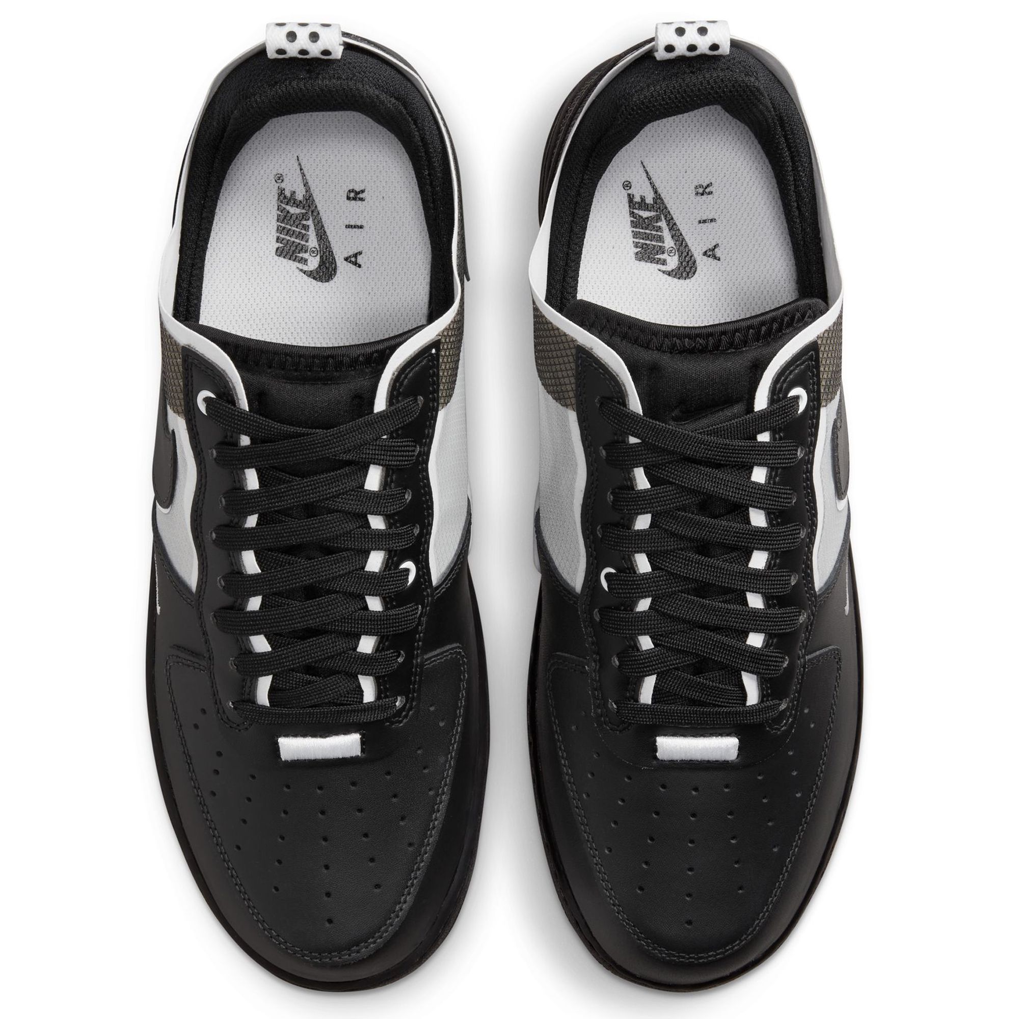 Nike Air Force 1 Mid React Men's Shoes, Off Noir/Off