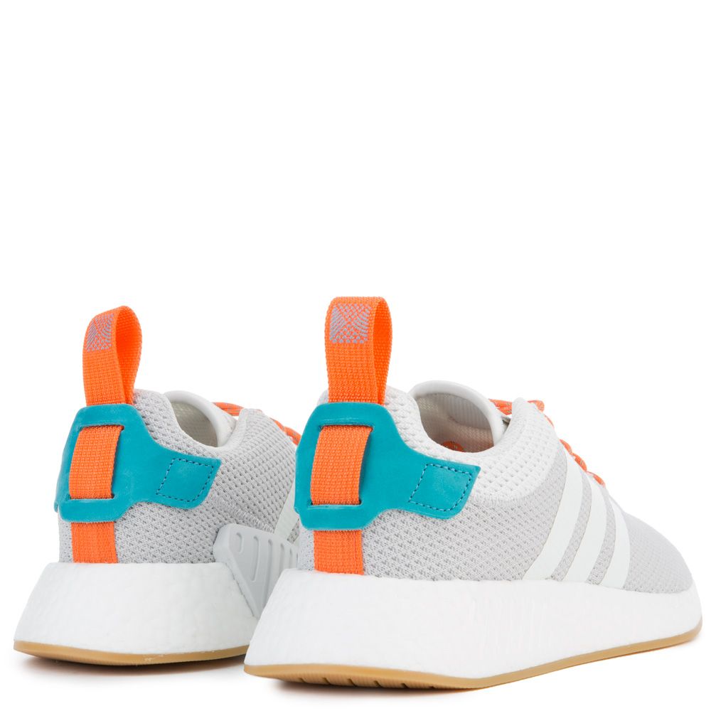 ADIDAS THE NMD R2 SUMMER IN WHITE GREY AND GUM3 CQ3080 Shiekh