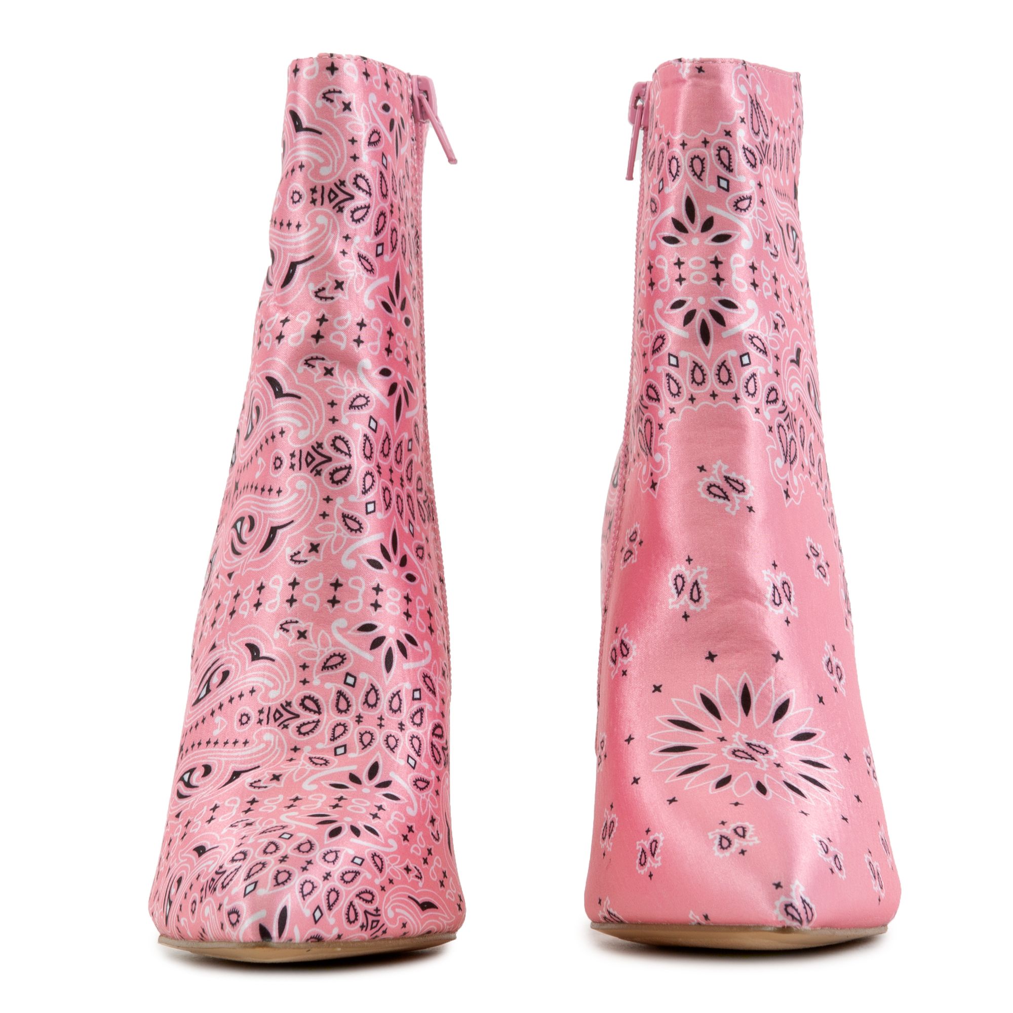 Bandana Booties (Pink) - Soles 4 Divas