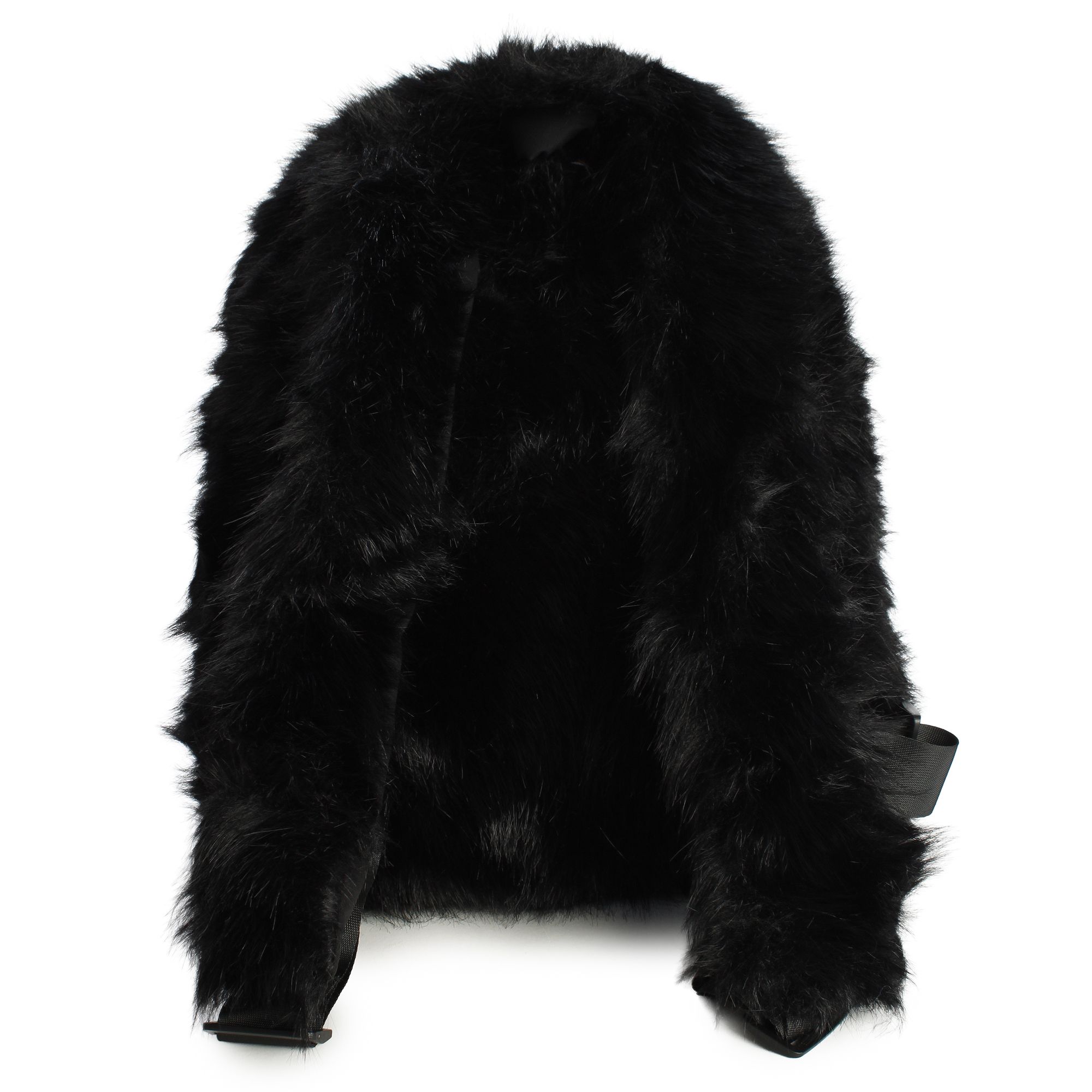 LEGEND FOOTWEAR INC Fur Backpack BGPLUSH-04-BLK - Shiekh