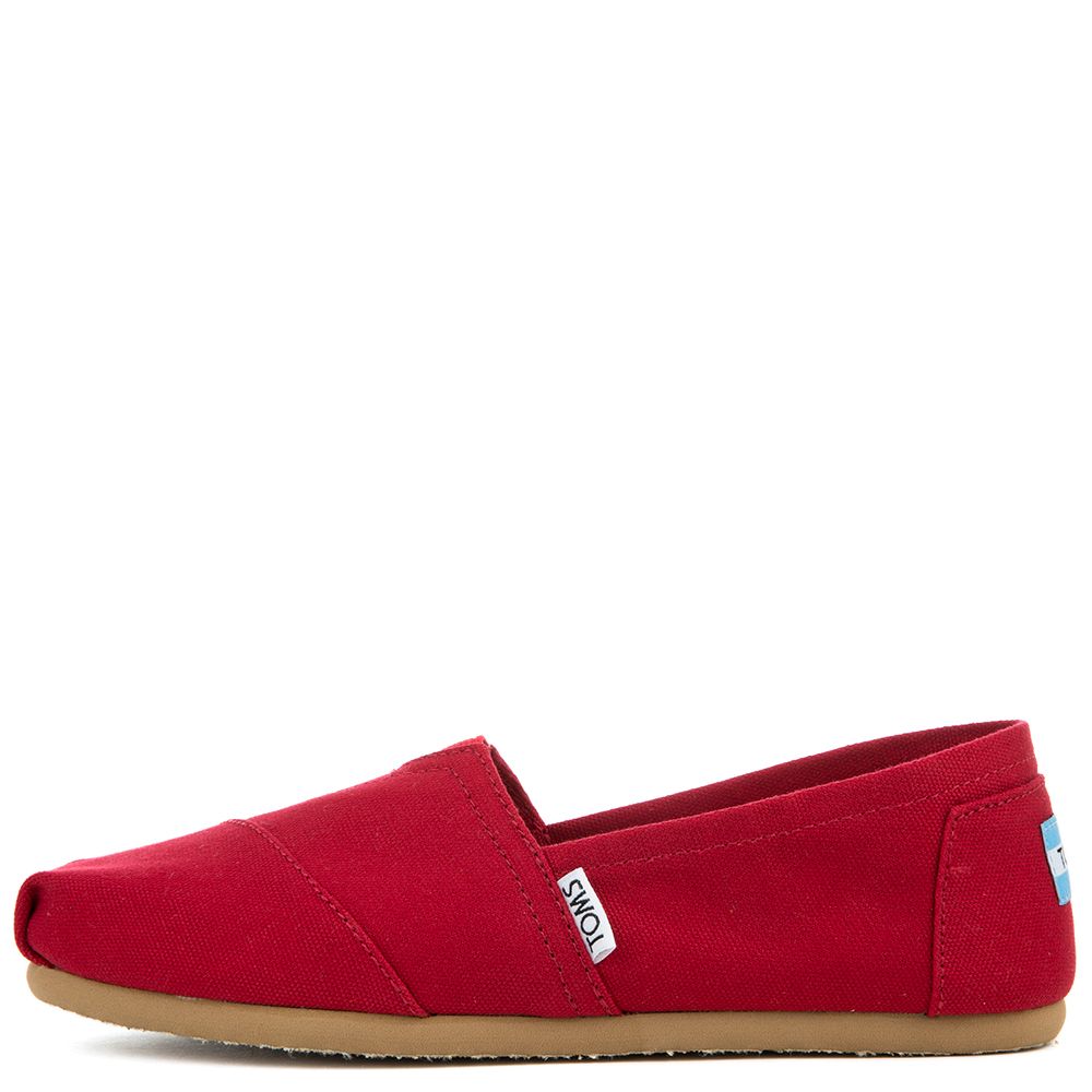 TOMS Toms Classic Canvas Women's Flats 001001B07 RED - Shiekh