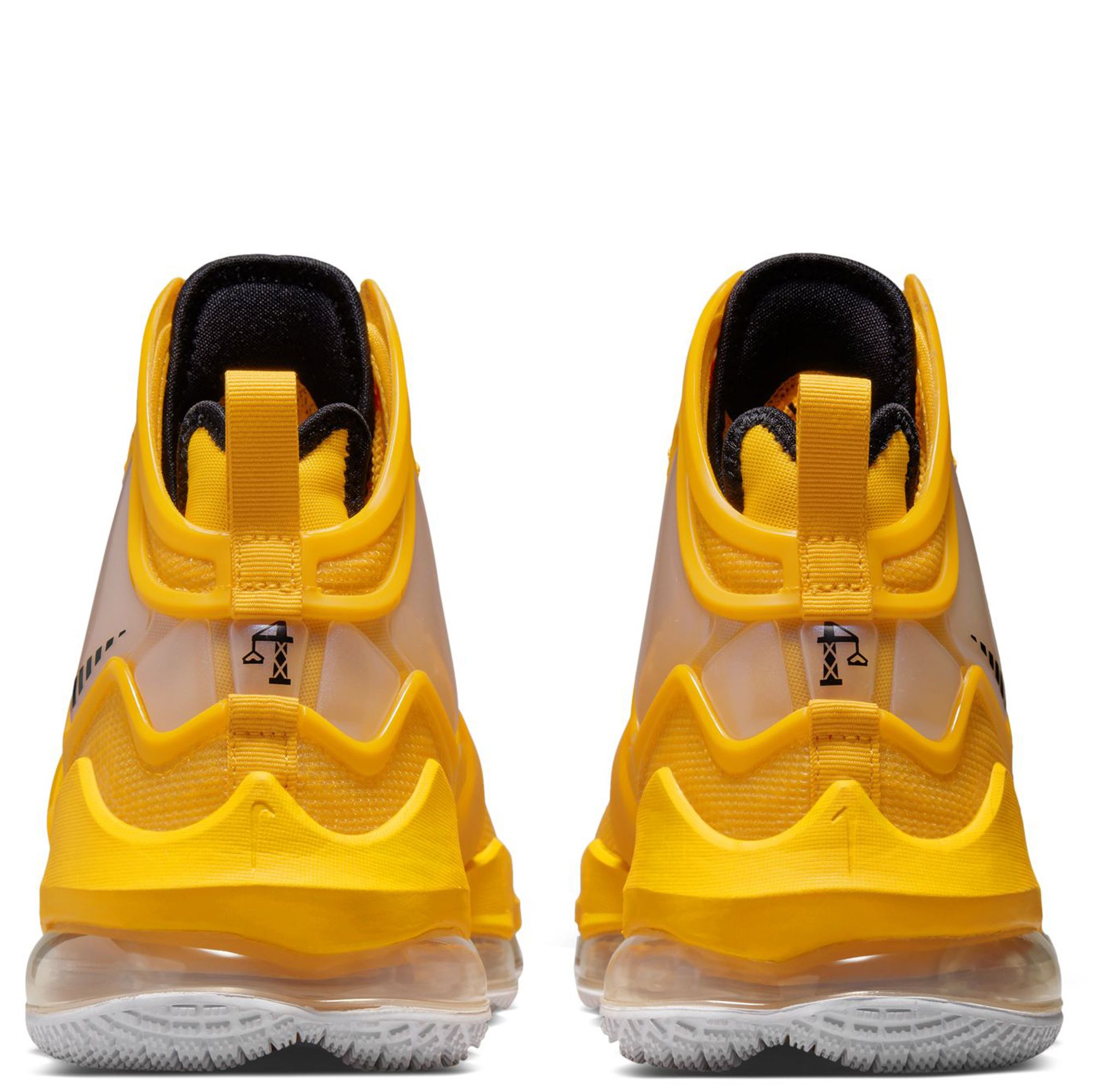 lebron 18 black university gold