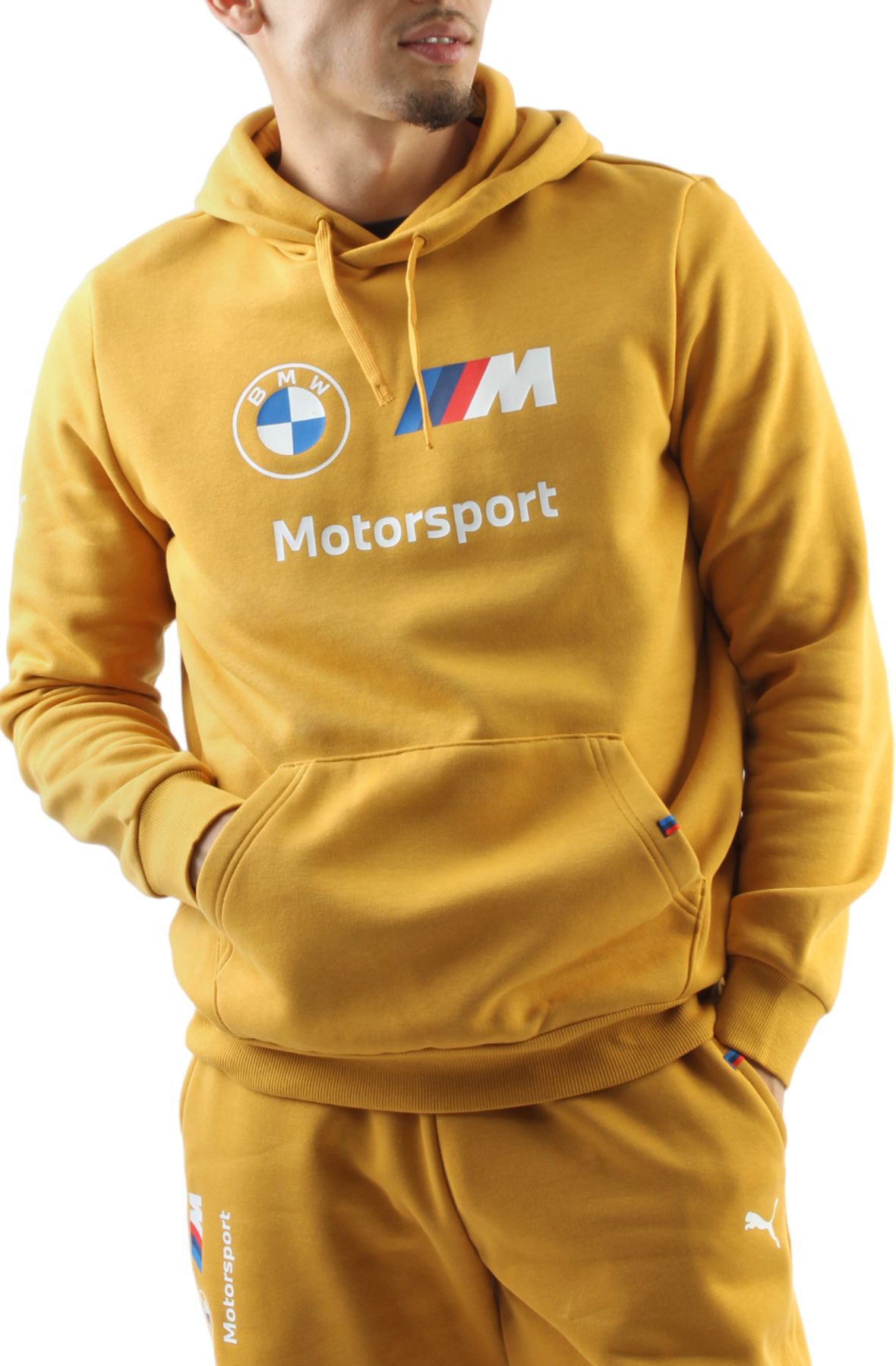 Sweat BMW Motorsport Puma Hoodies à Capuche Beige 538142-07 - homme