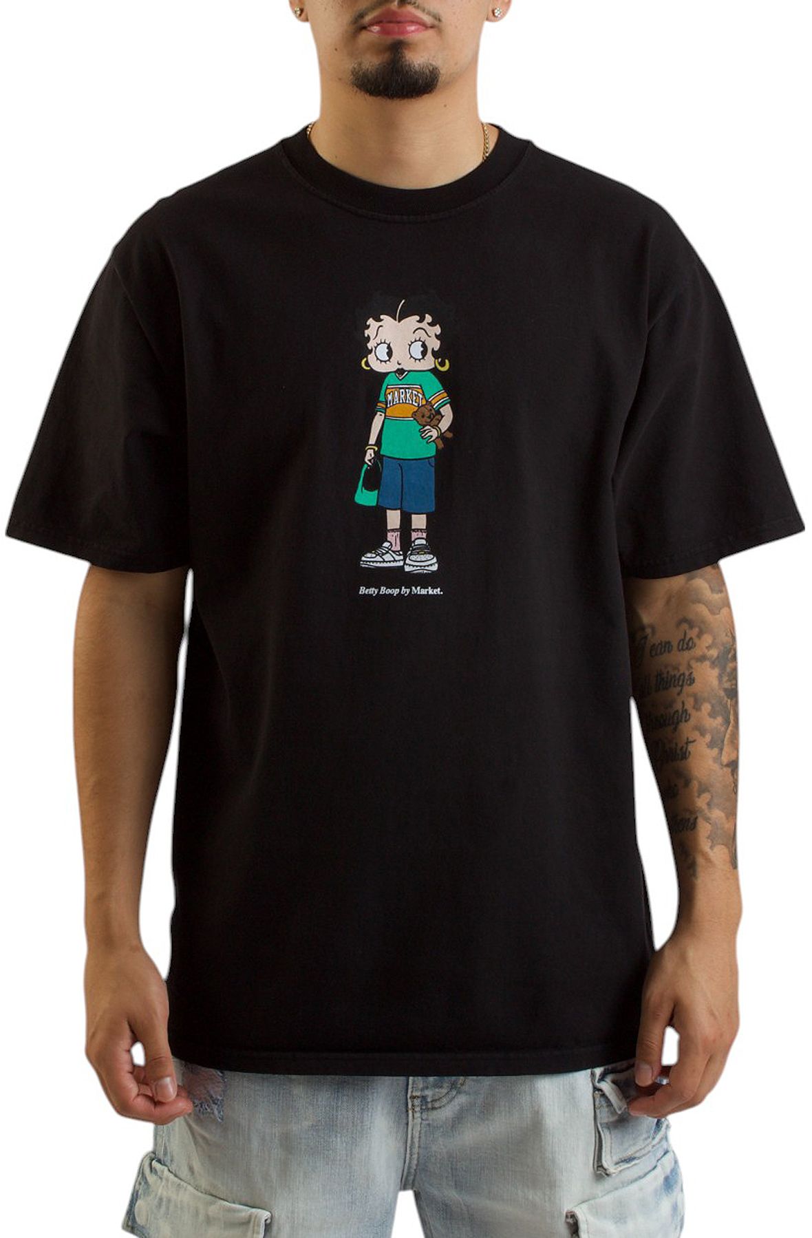CHINATOWN MARKET × Betty Boop ロングTシャツ XL 楽天市場】ベティブープ ブラックベティー刺繍 長袖Tシャツ ロン